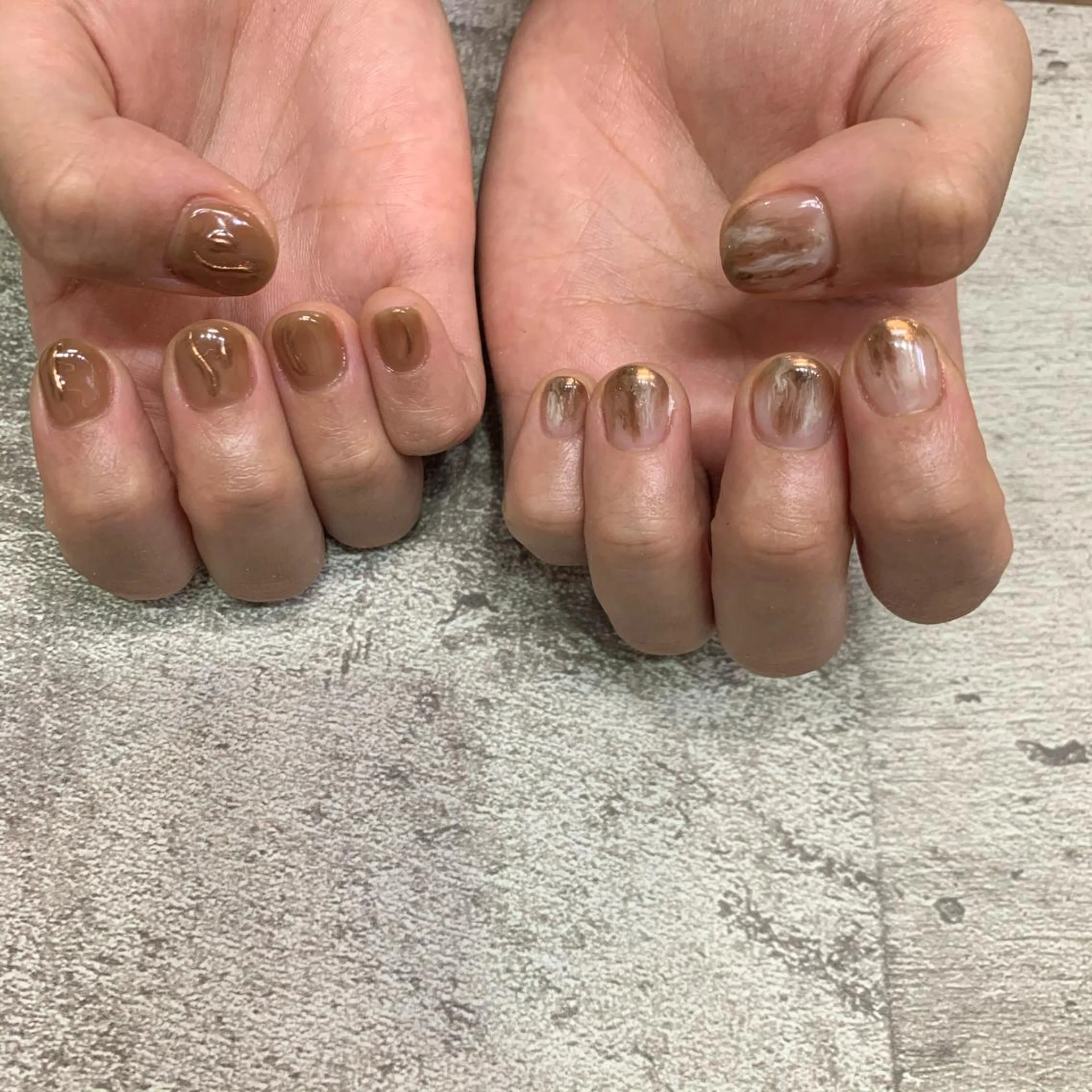 ネイル ハンドネイル 新宿ニュアンスネイル makotoのネイルデザイン