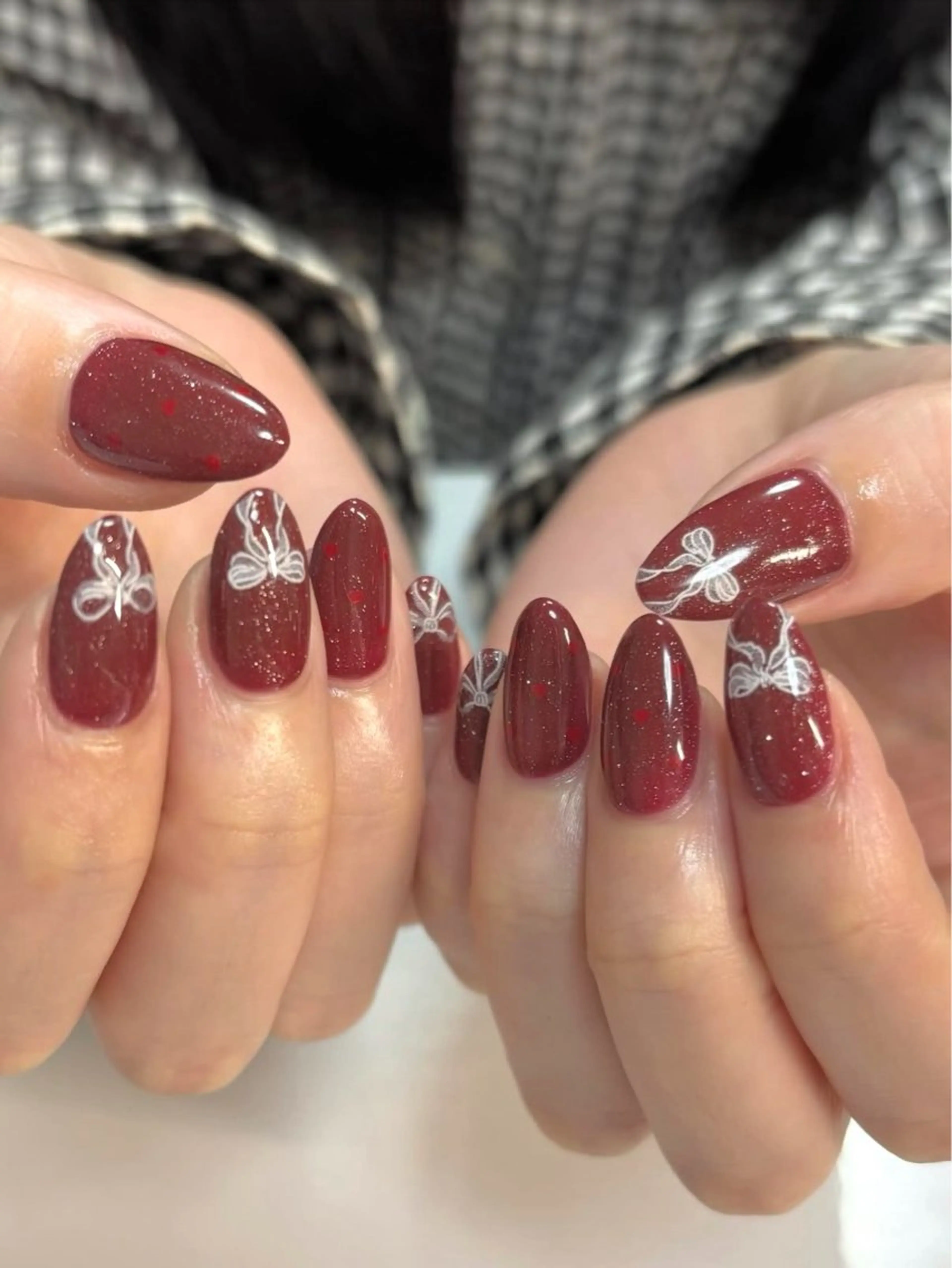 ネイル 冬ネイル クリスマス Miu 川越東口ネイルサロンのネイルデザイン