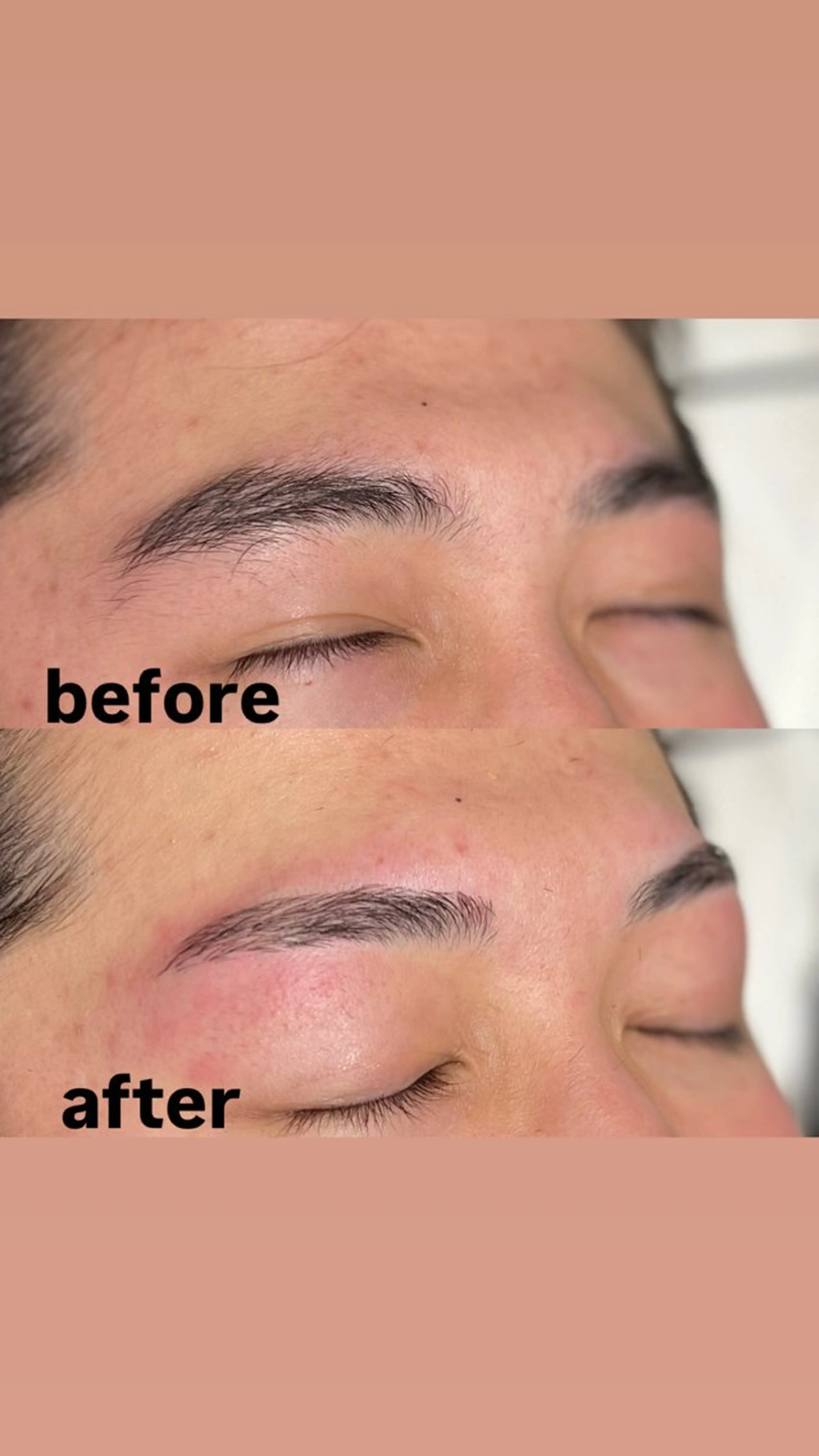 メンズ眉ワックス脱毛/モデル募集♪の写真