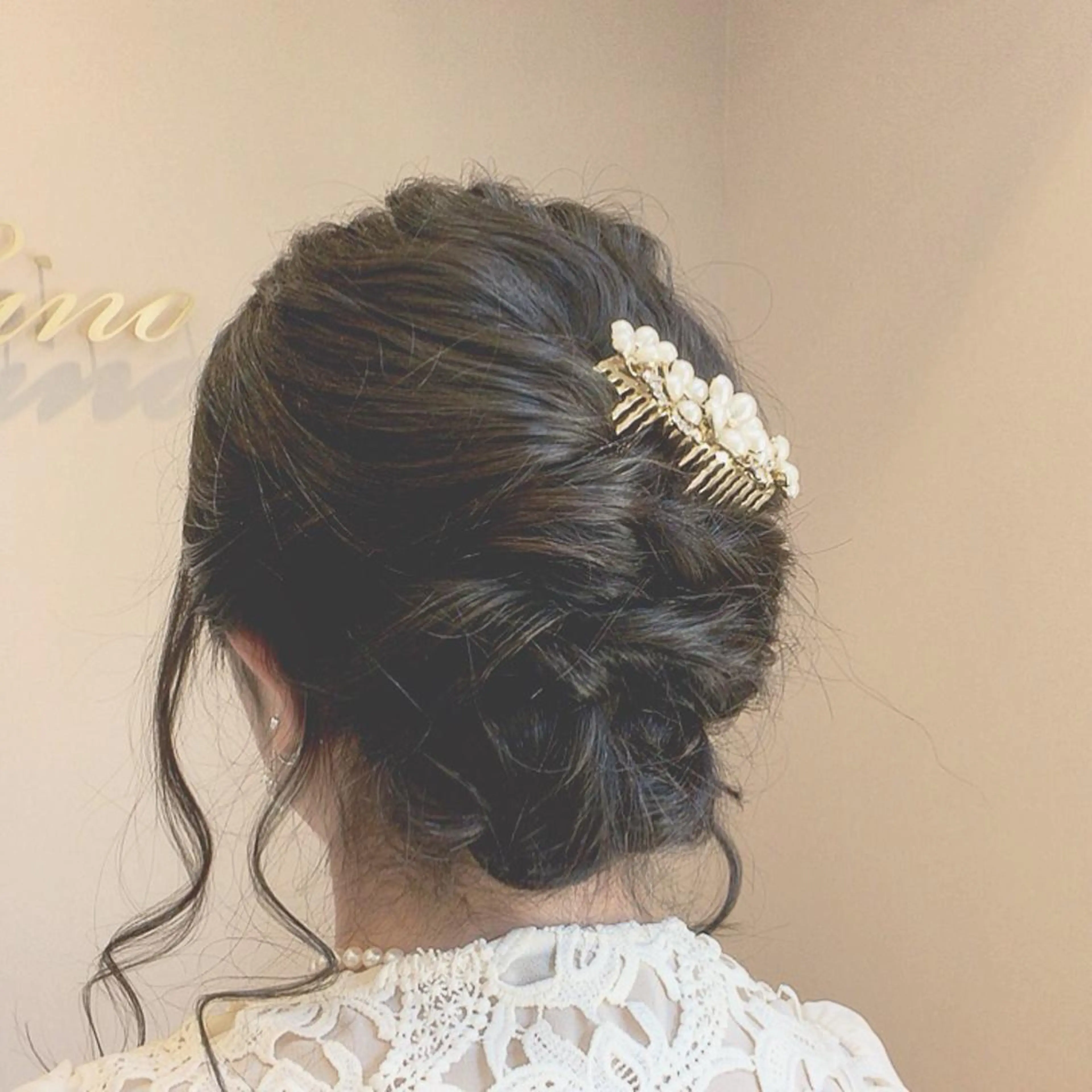 セミロング ヘアアレンジ 鈴木 麻希のヘアスタイル