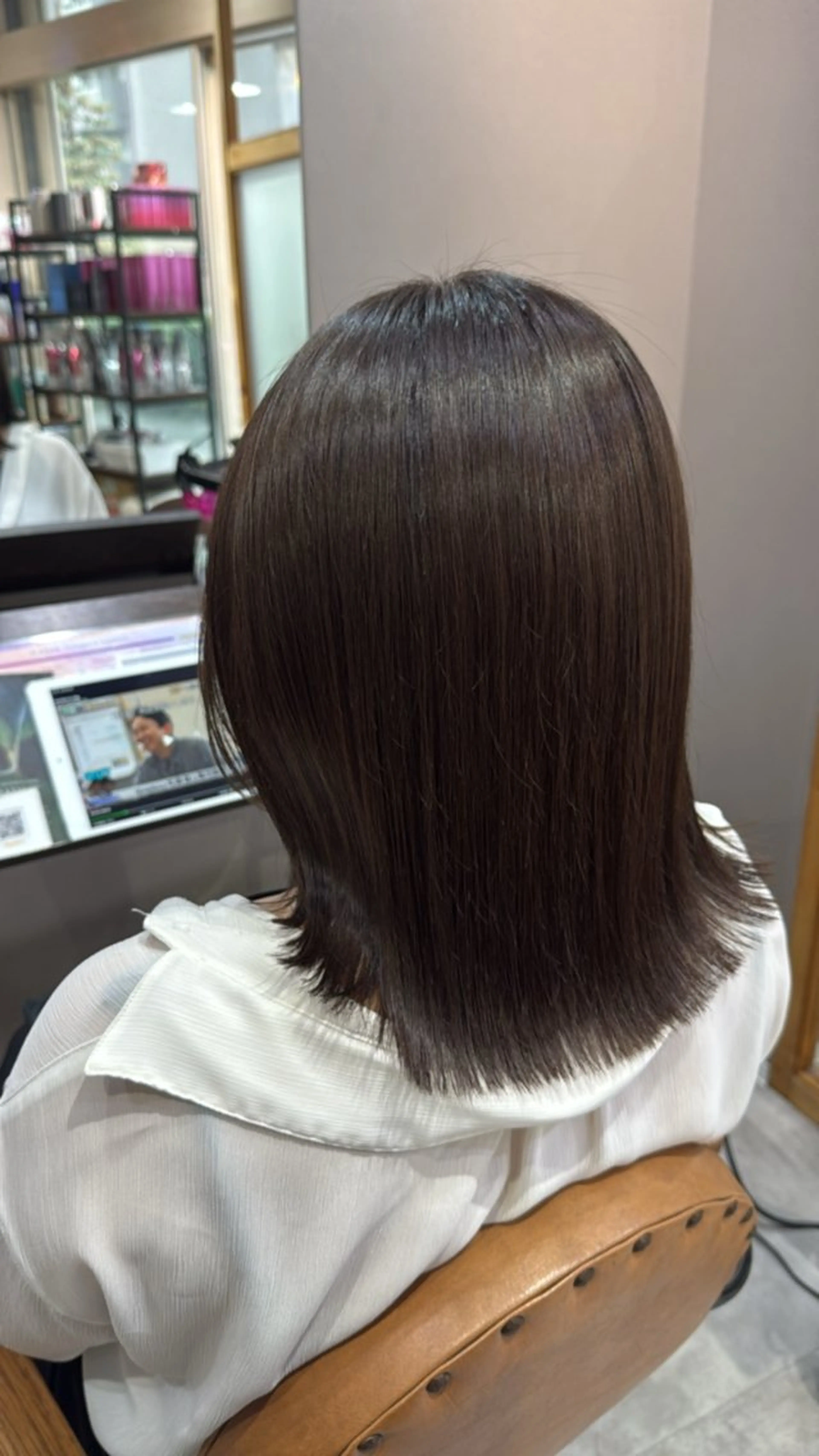 ミディアム カラー ブラウンカラー ⛩【浅草】モデル募集 ［半個室］arakiのヘアスタイル