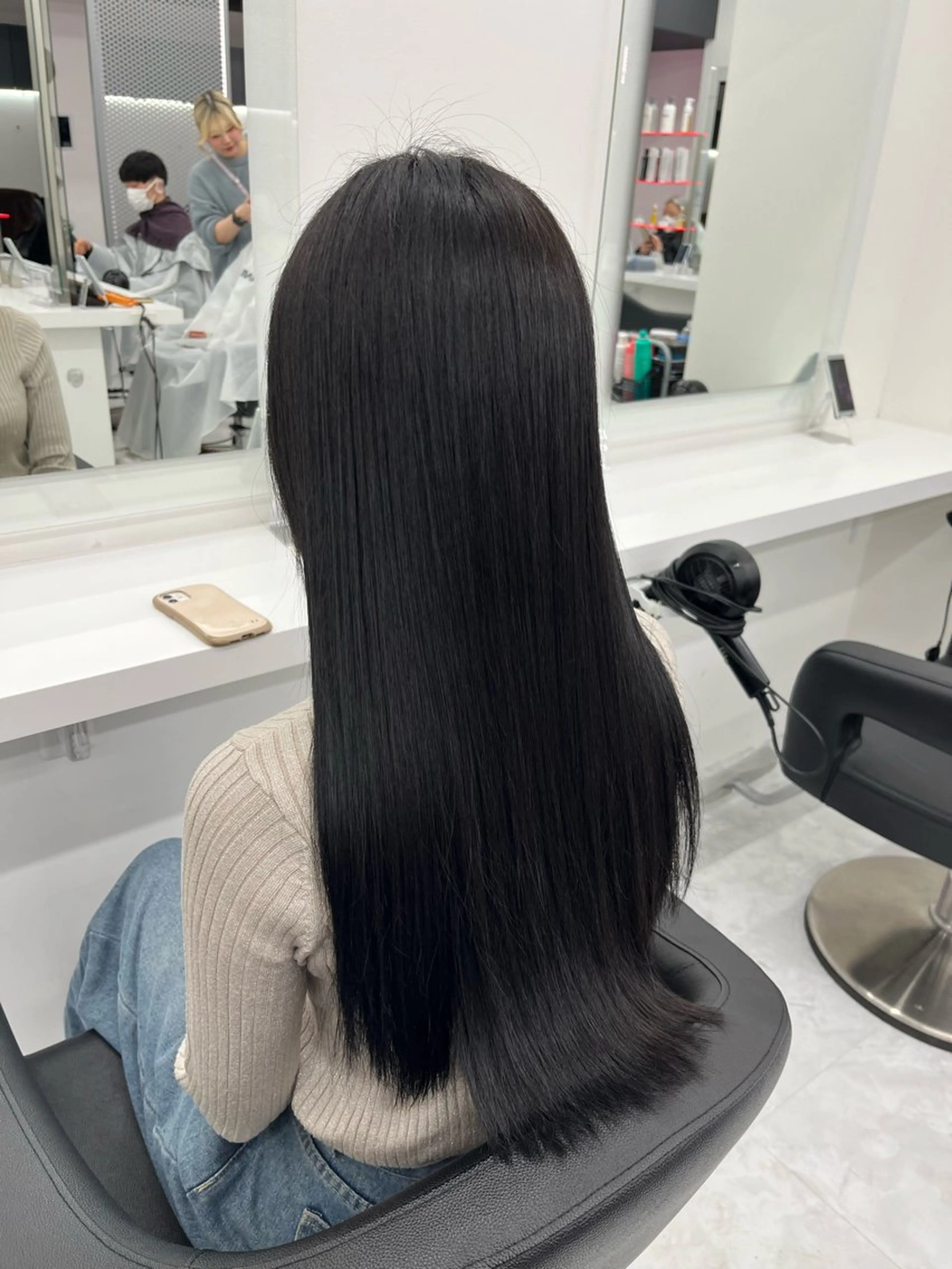 ロング カラー 黒髪 💖トレンド春夏 カラー💖FUTAのヘアスタイル