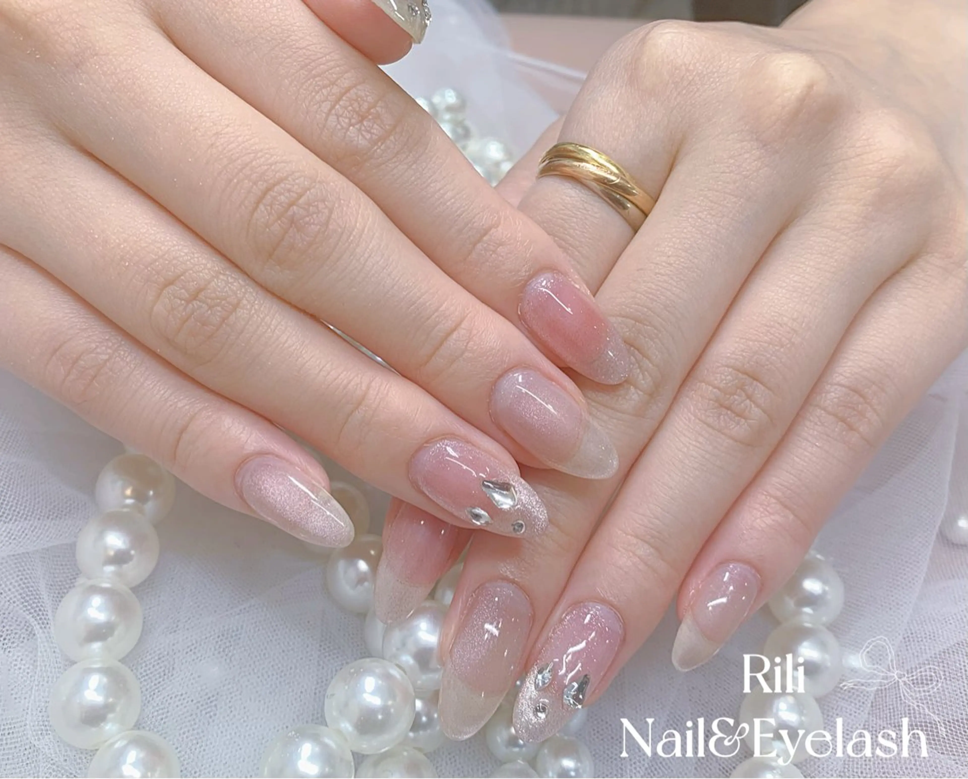 ショート ハンドネイル Rili nail  eyelash所属・Rili🎀 Nailのネイルデザイン