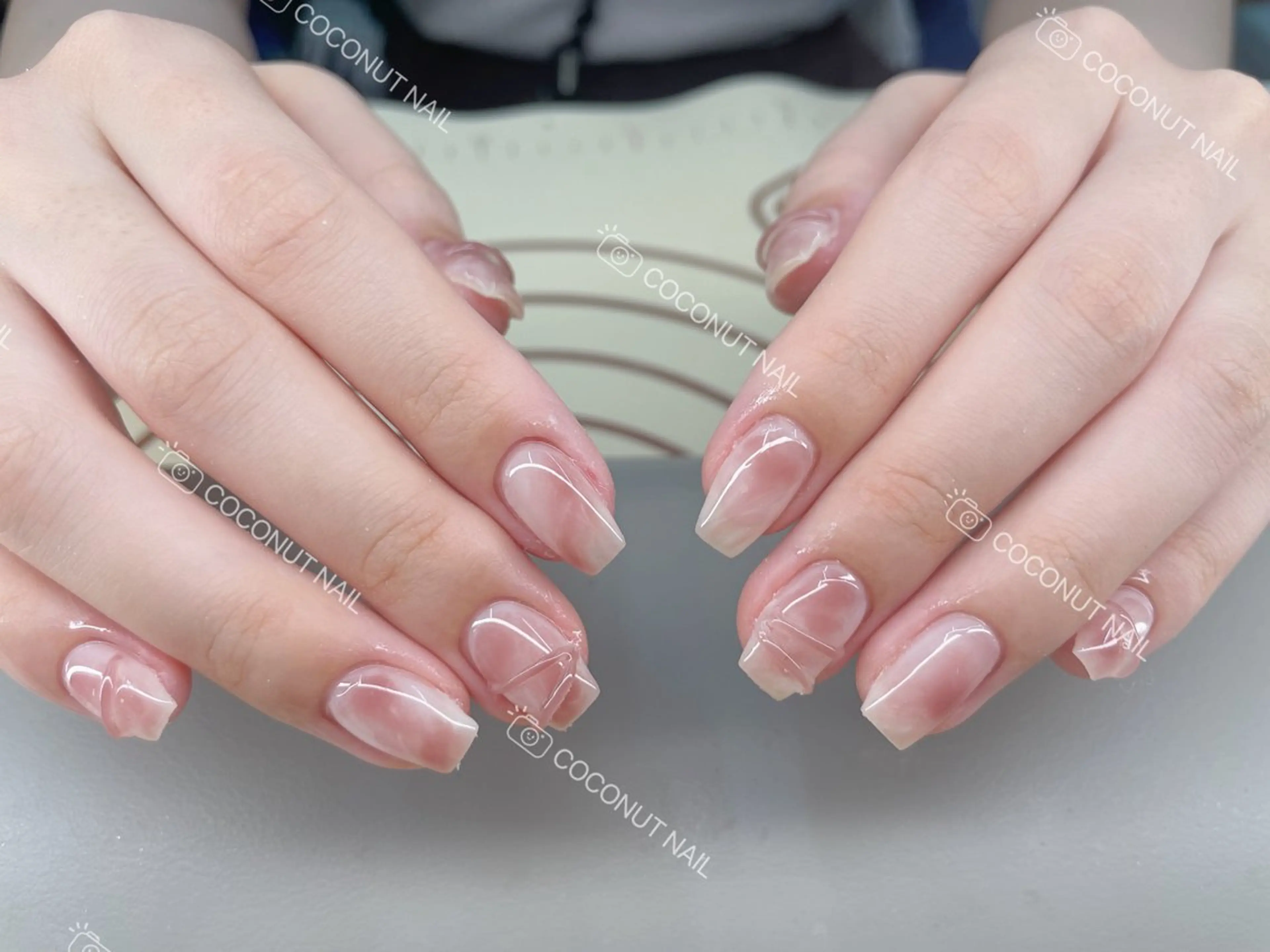 ネイル ハンドネイル 神田 ココナッツのネイルデザイン