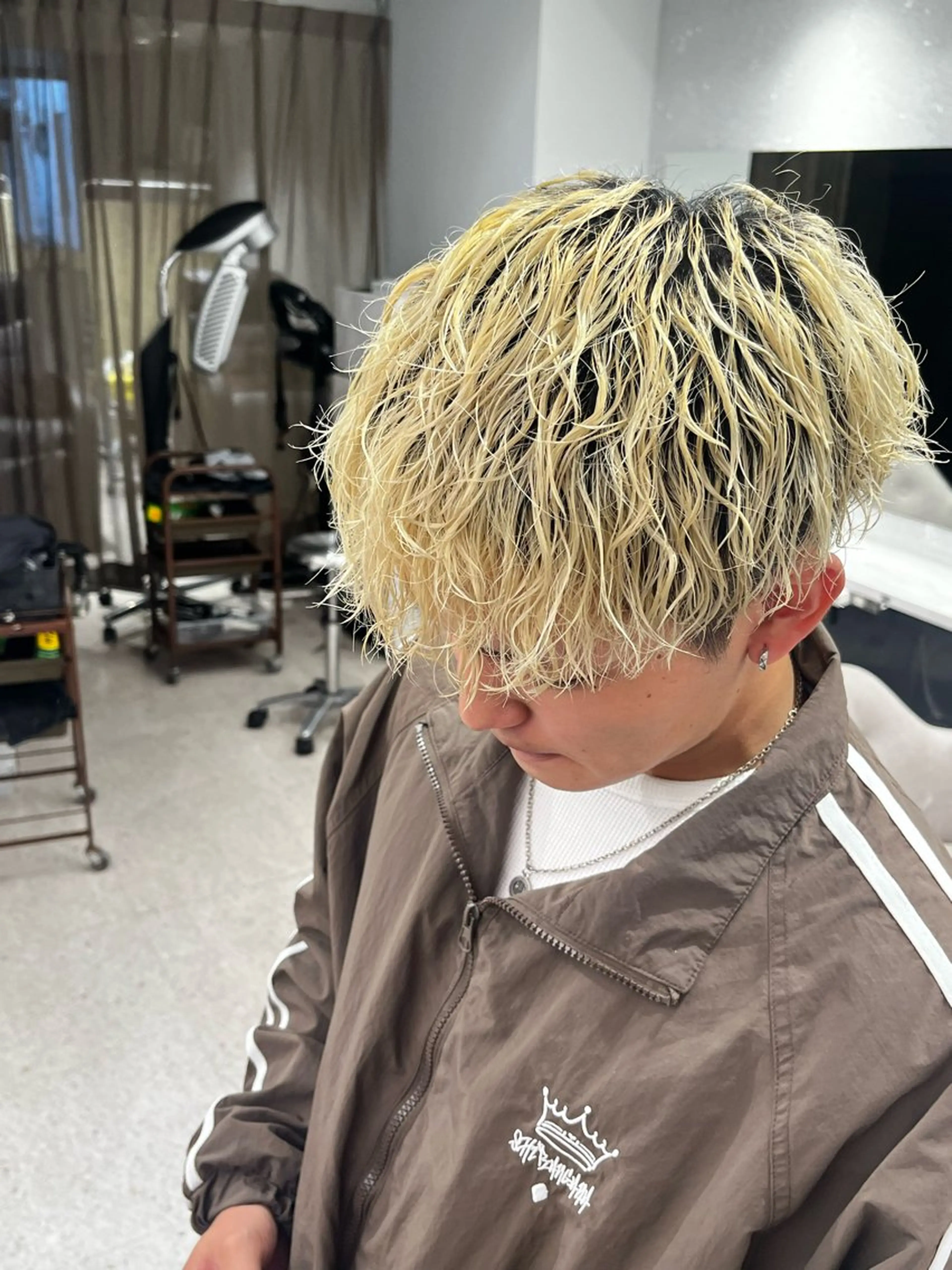 パーマ メンズ 🍐シャドウパーマ メンズ特化/守岡🍐のヘアスタイル