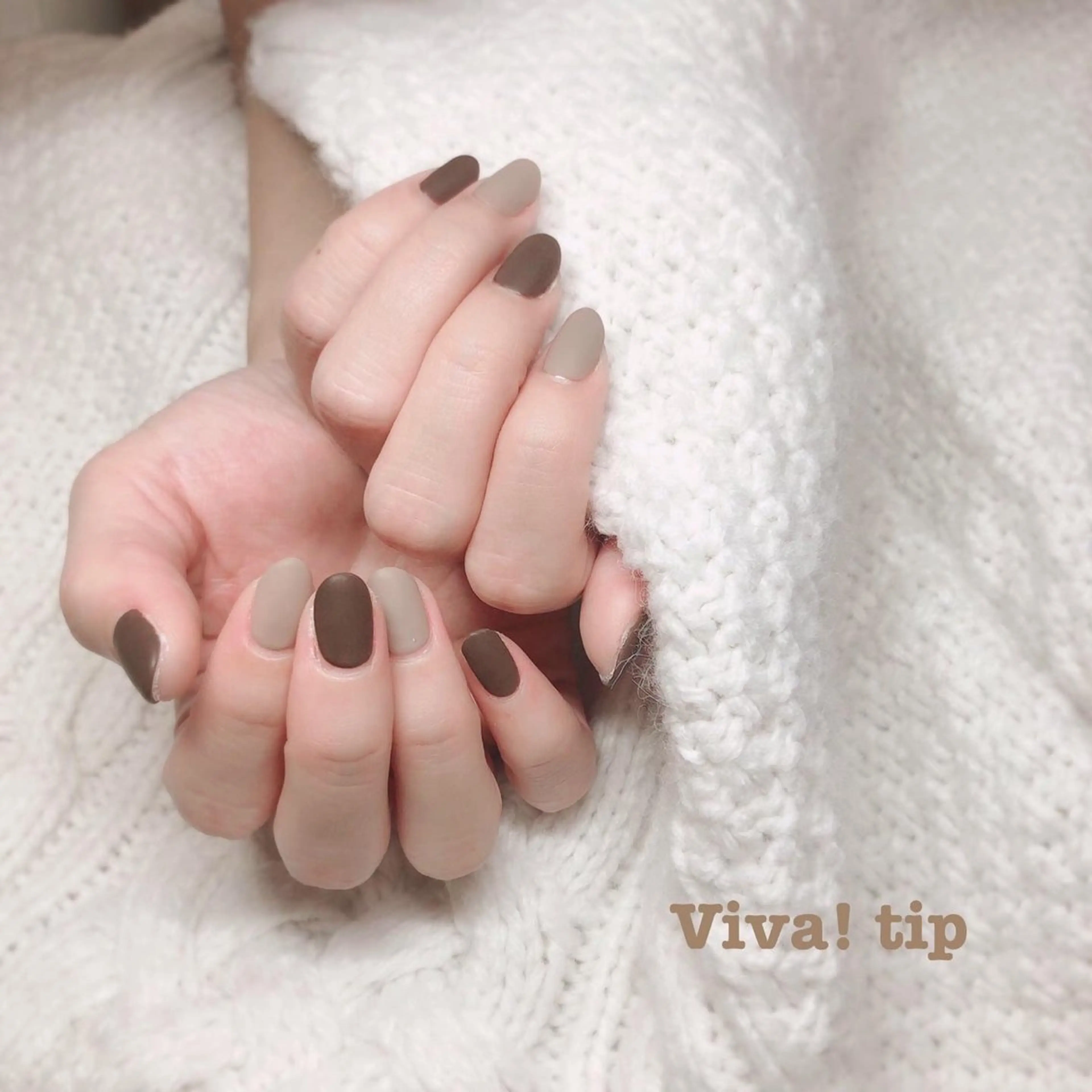 ネイル ワンカラーネイル Viva!tip ビバティップネイルのネイルデザイン