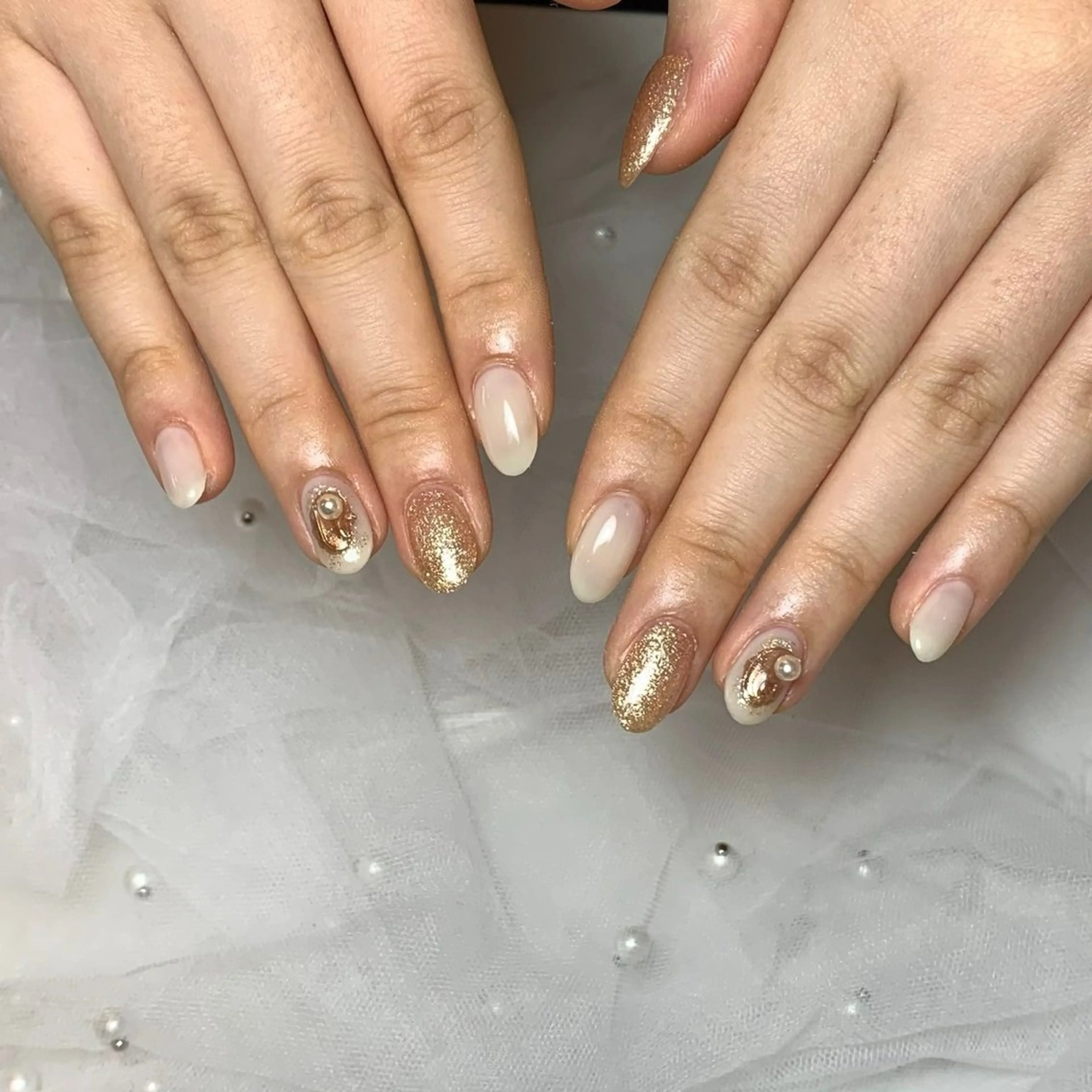 ネイル シンプルネイル ハンドネイル D.d ririaのネイルデザイン