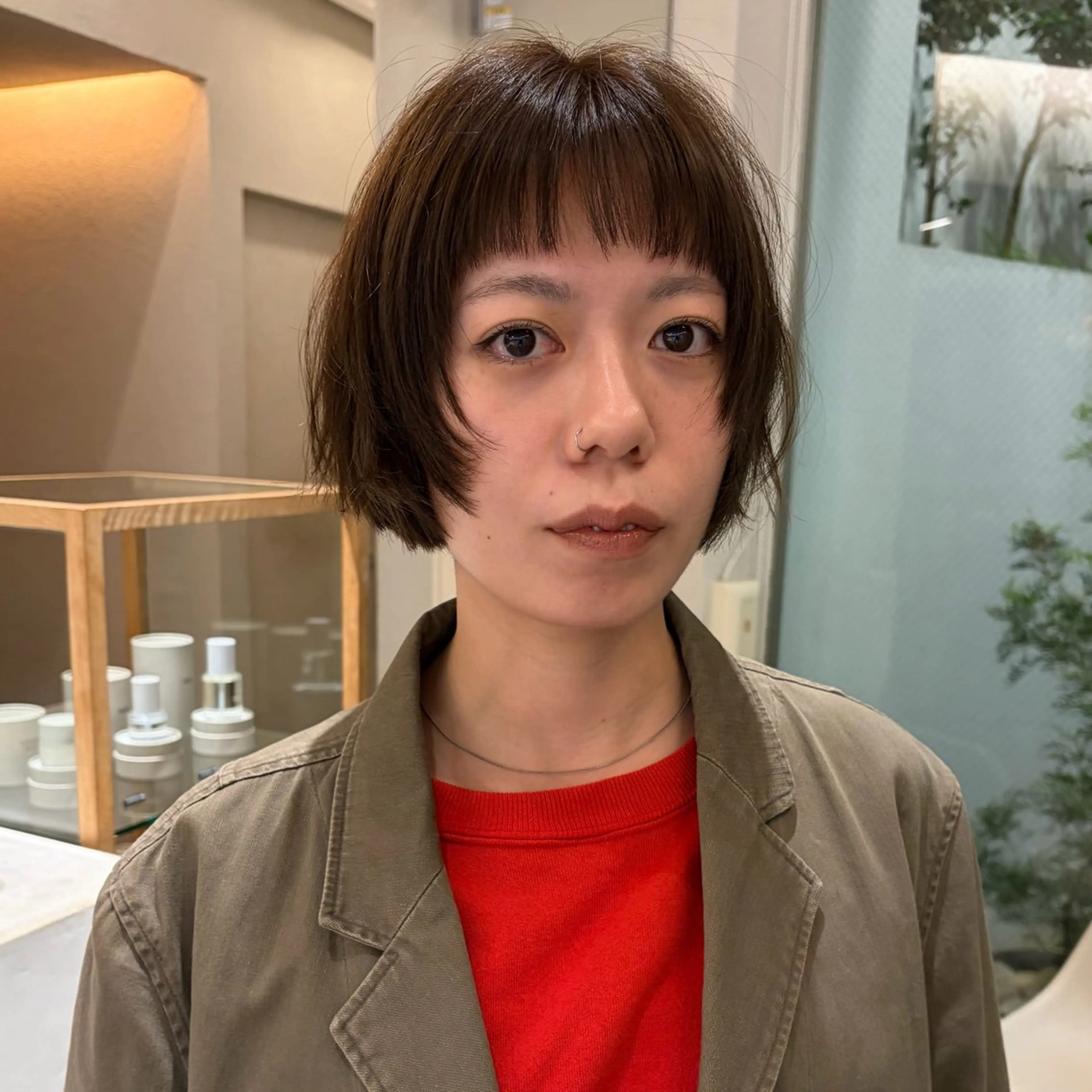 ショート カラー ボブ カット トリートメント レイヤーカット🪄 ヘアセット🪄シホのヘアスタイル