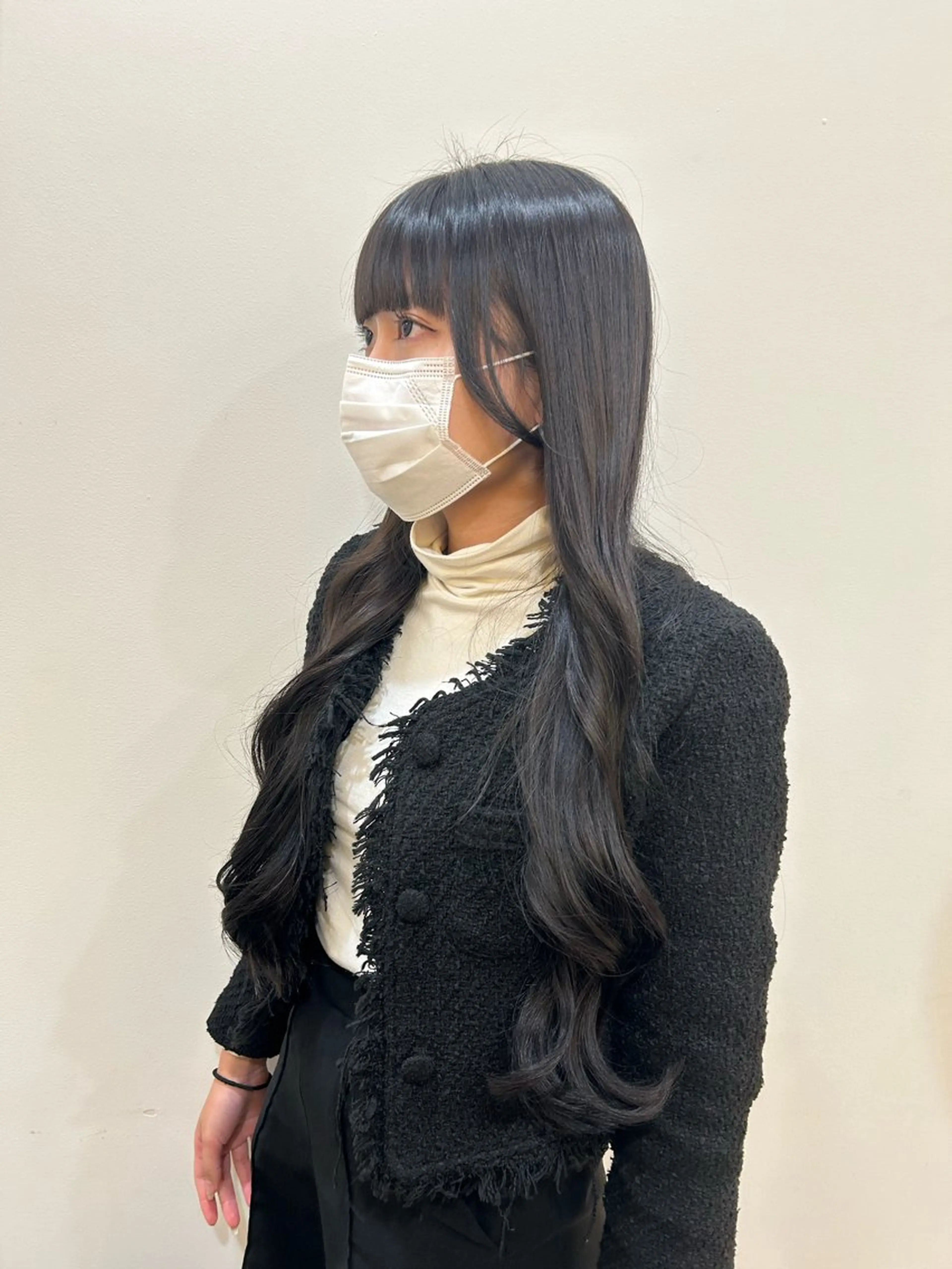 ロング カラー ヘアアレンジ ブリーチ ヨシンモリ 韓国風ヘア ロング 宮尾愛海 /溝の口駅 【似合わせパーマ】のヘアスタイル