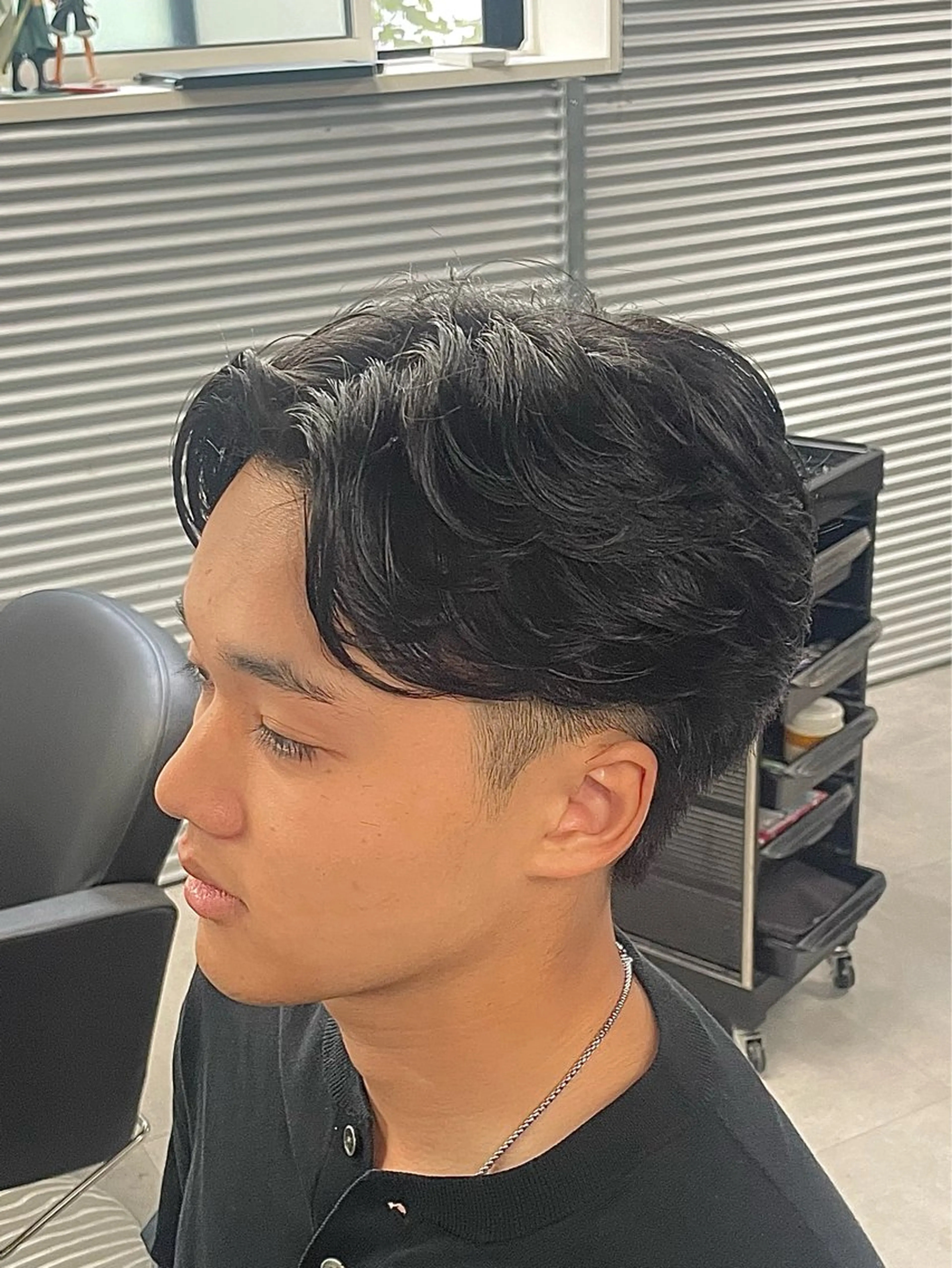 ショート カット パーマ トリートメント HARU🐬メンズ 美容師🐬のヘアスタイル