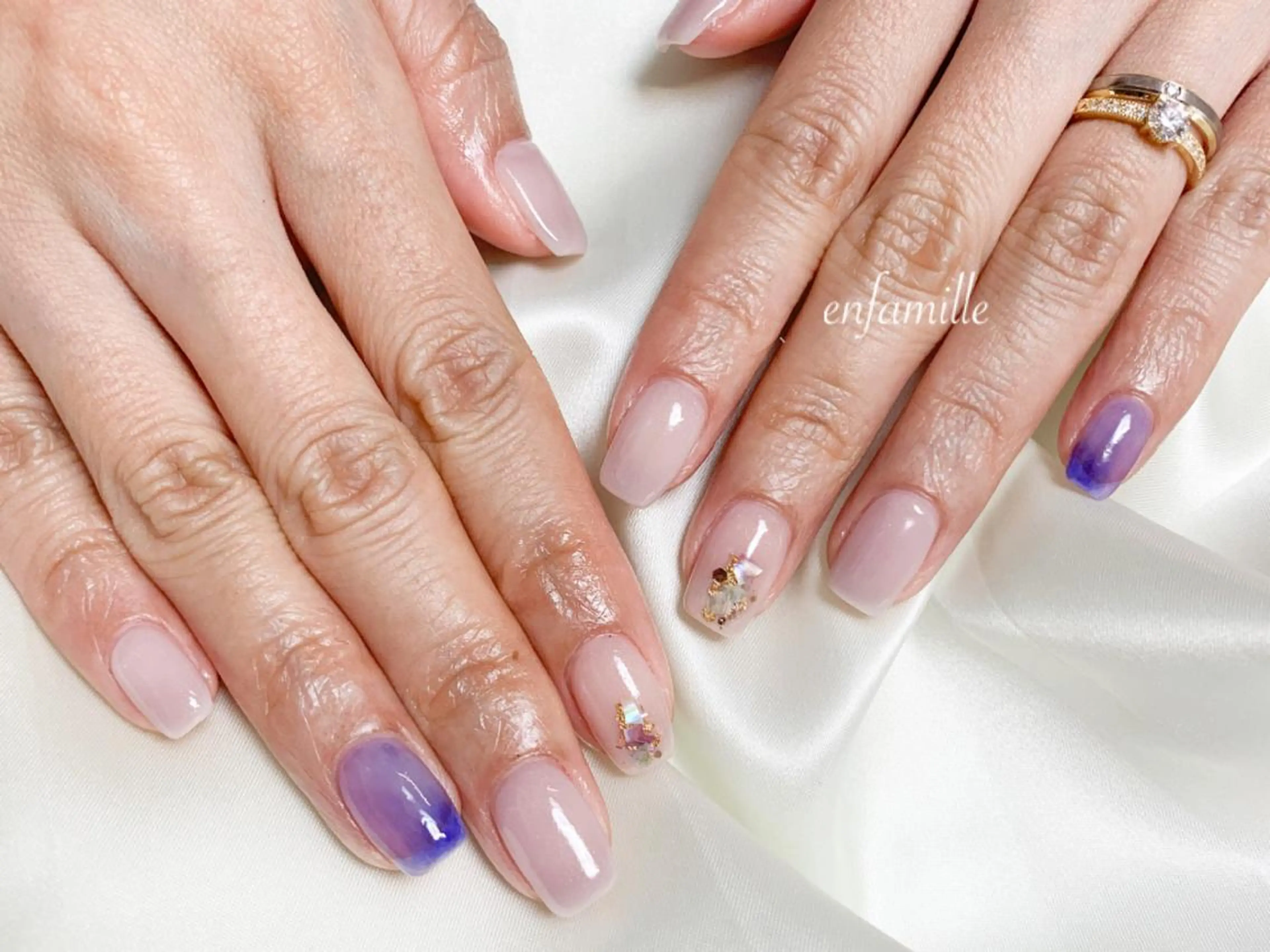 ネイル ハンドネイル nail salon en familleのネイルデザイン