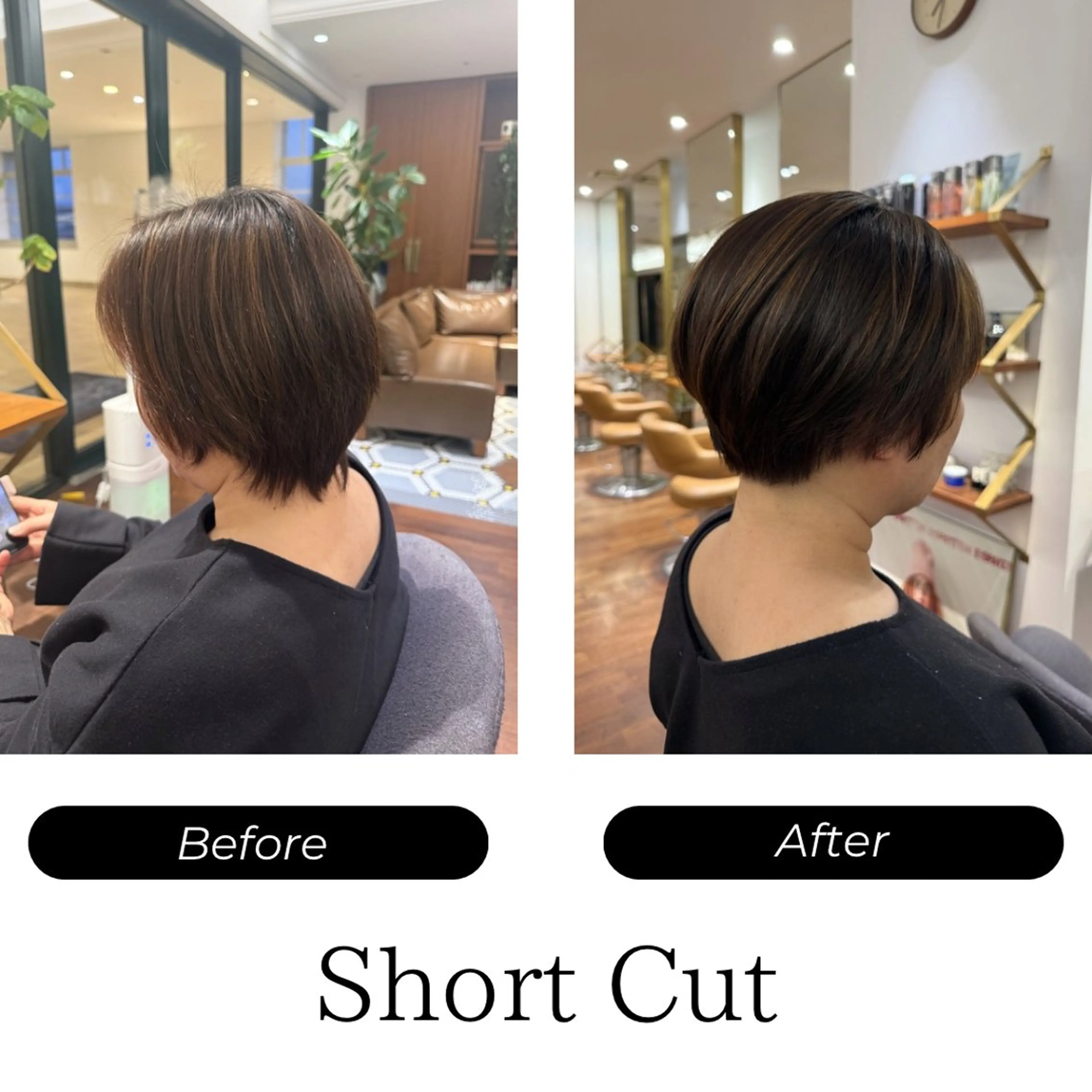 ショート くびれヘア ショートヘア BEAUTRIUM所属・大前斗夢ショート /くびれカットのヘアスタイル