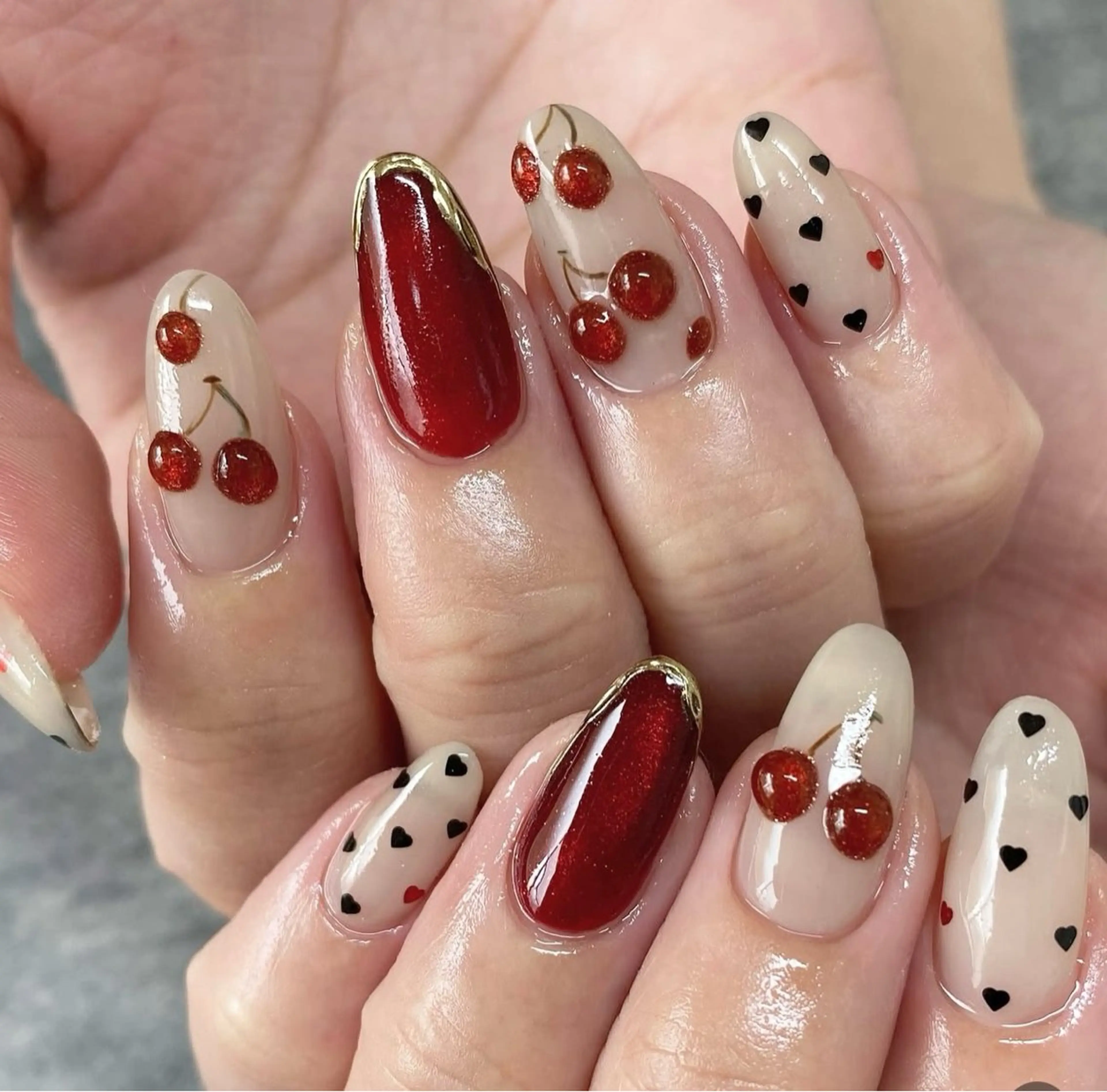 ネイル 韓国ネイル 持ち込み ニュアンスネイル ネイルチップ ハンドネイル TABI ANA.CHUOのネイルデザイン