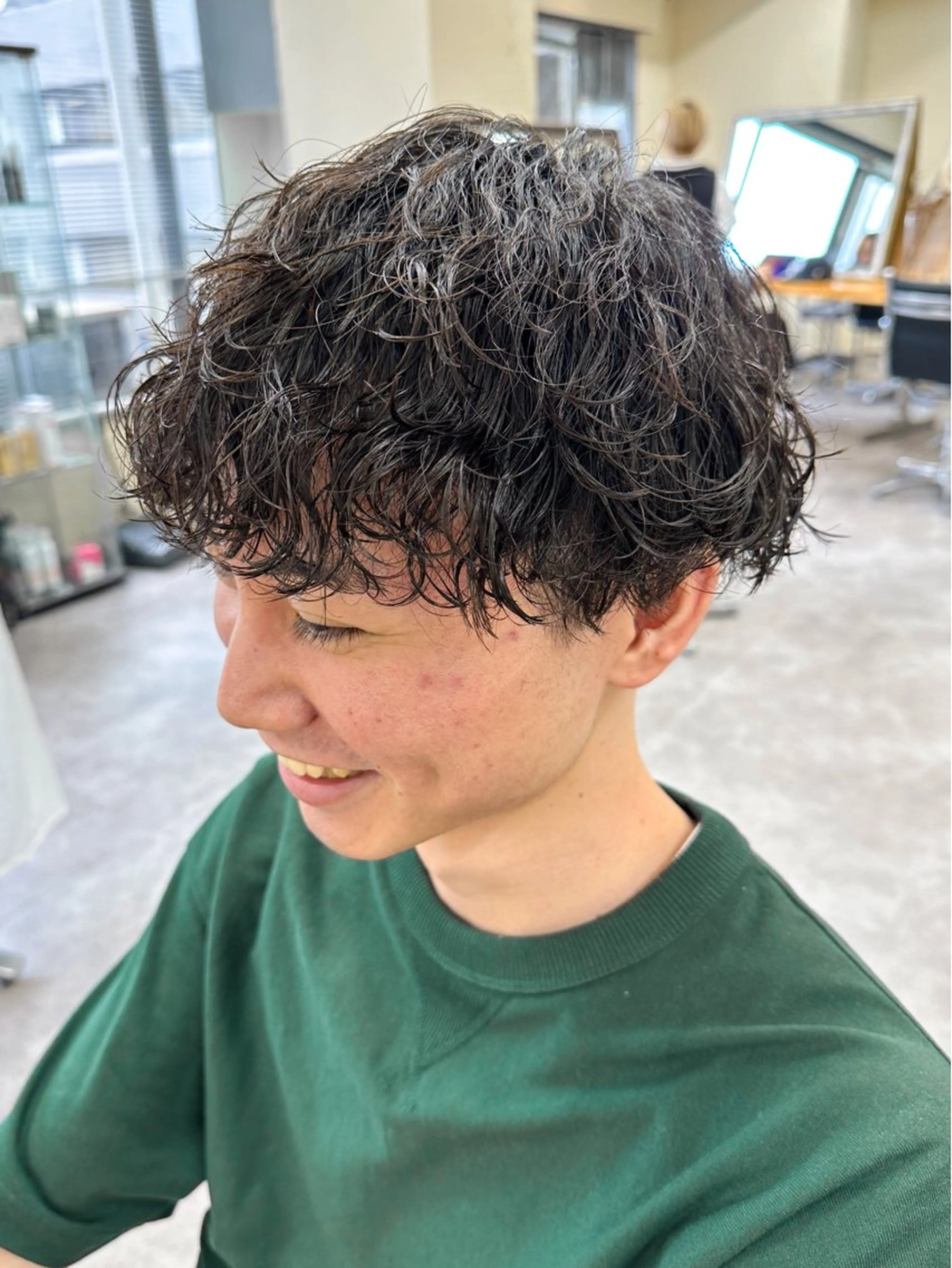 ショート パーマ メンズ メンズパーマ メンズ特化ryoのヘアスタイル