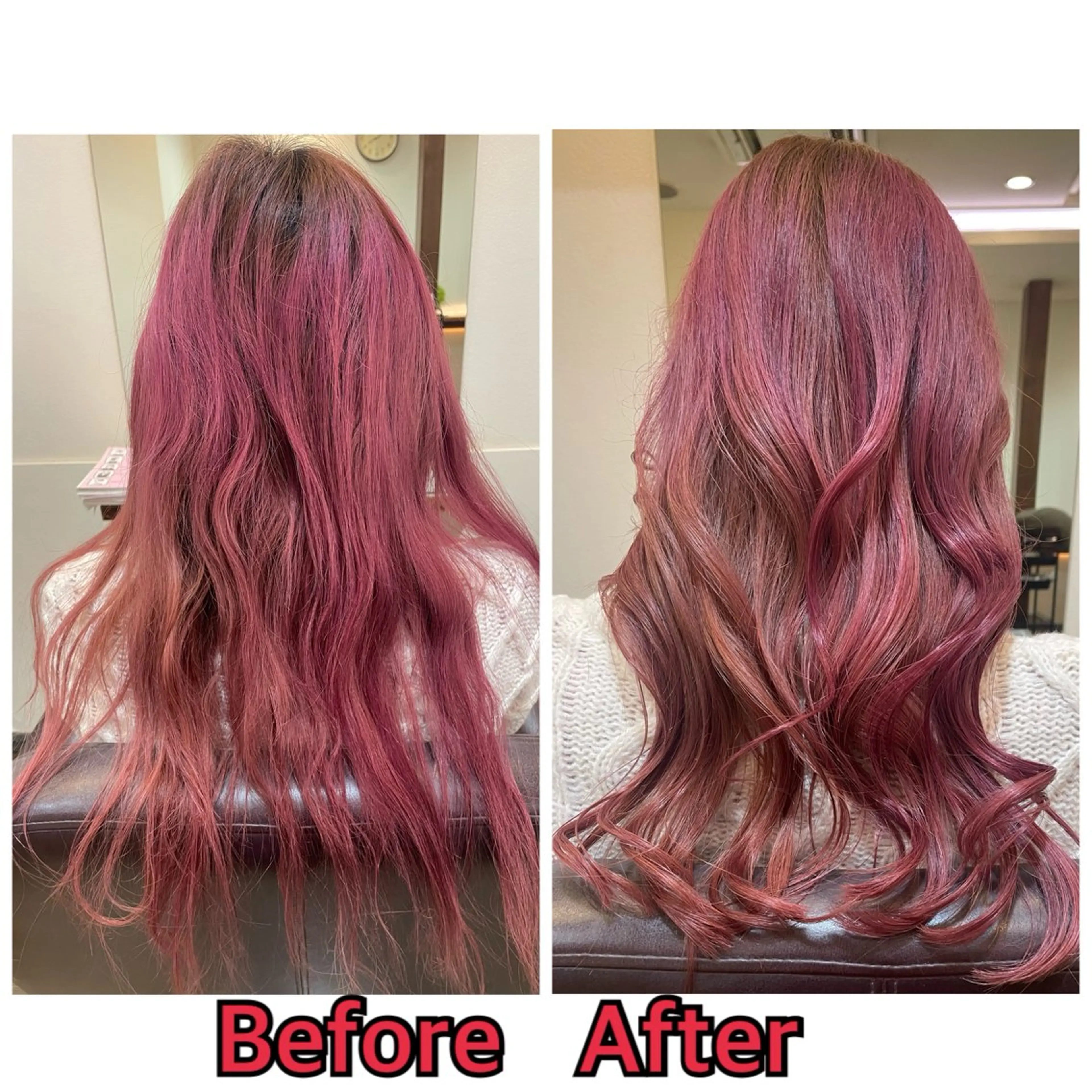 ロング 平 真亜里のヘアスタイル