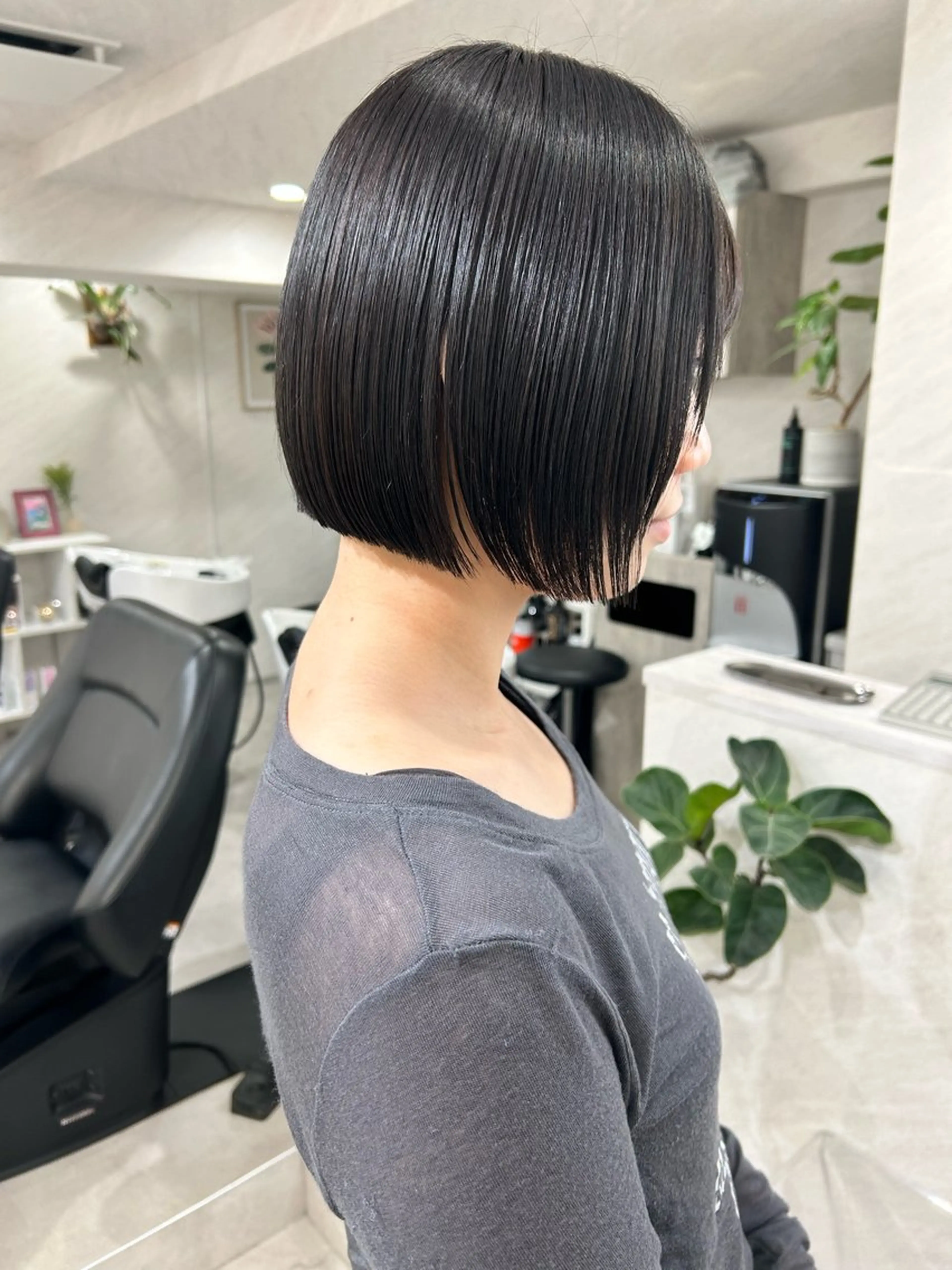 ショート カット ヘアカラー 縮毛矯正 トリートメント 髪質改善will hairdesignのヘアスタイル