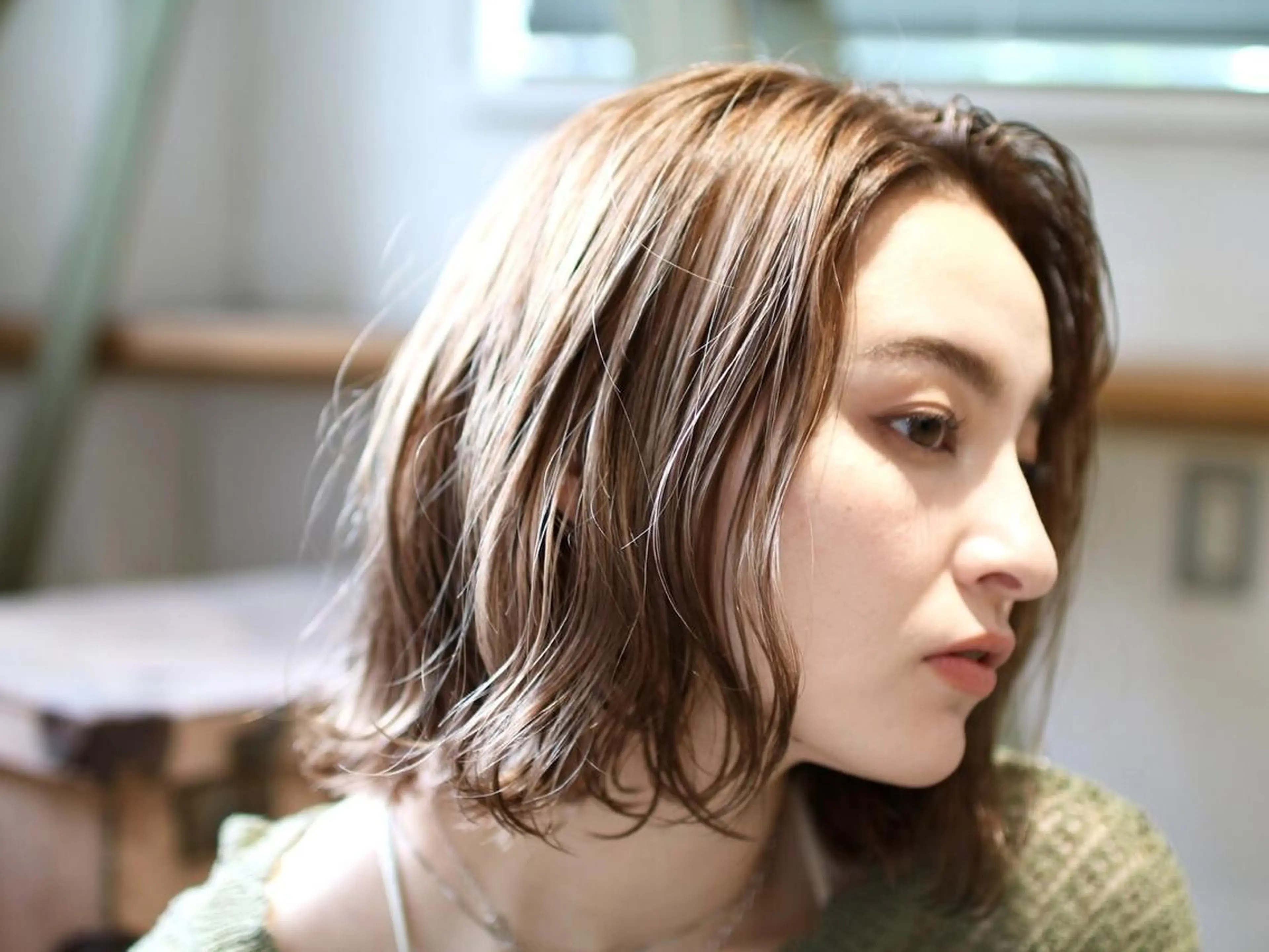 ミディアム カラー パーマ ヘアアレンジ ⭐️ハイクオリティ カラー杉本雄志⭐️のヘアスタイル