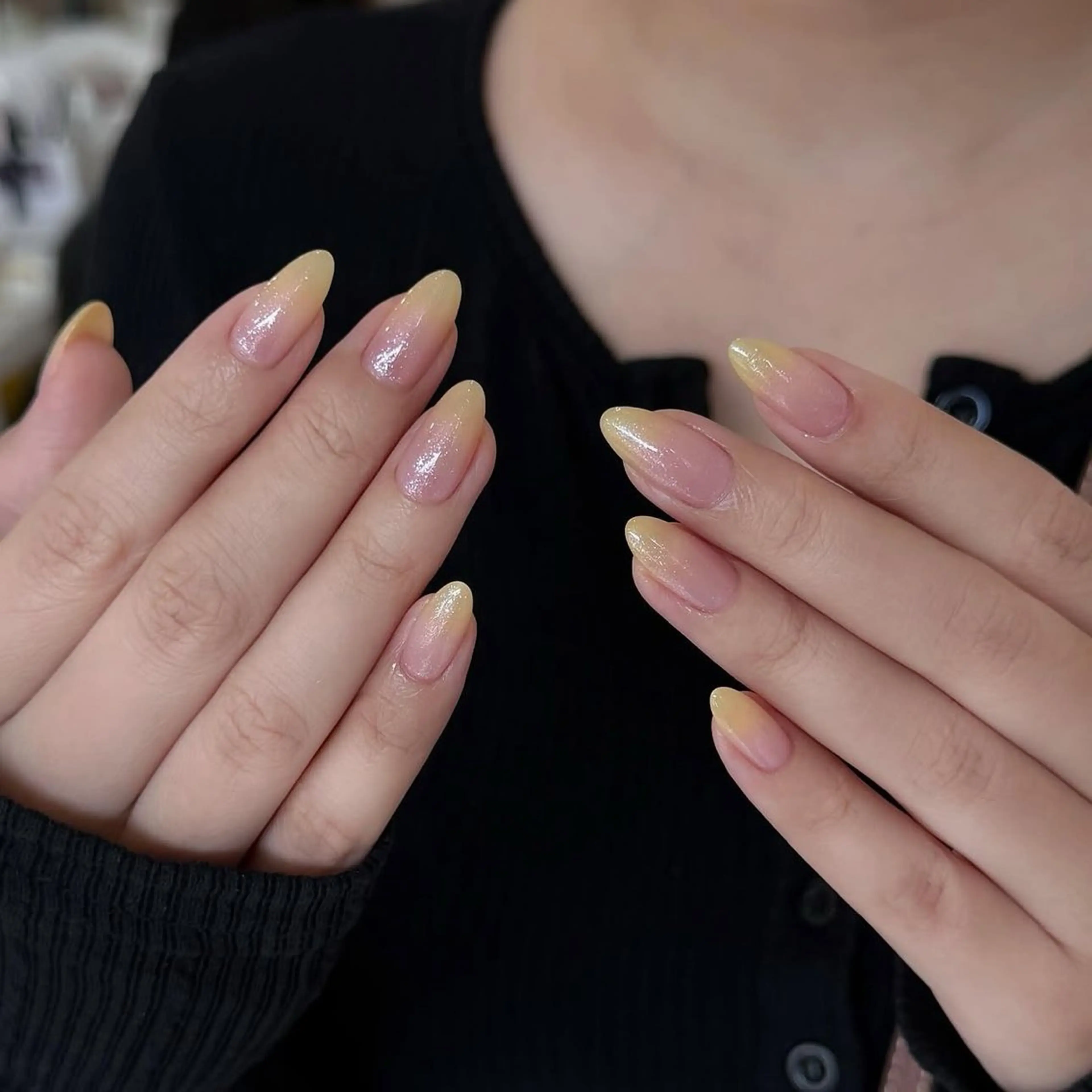 ネイル 長さ出し ジェルネイル 持ち込み オフィスネイル ワンカラーネイル Michi Nail Staffのネイルデザイン