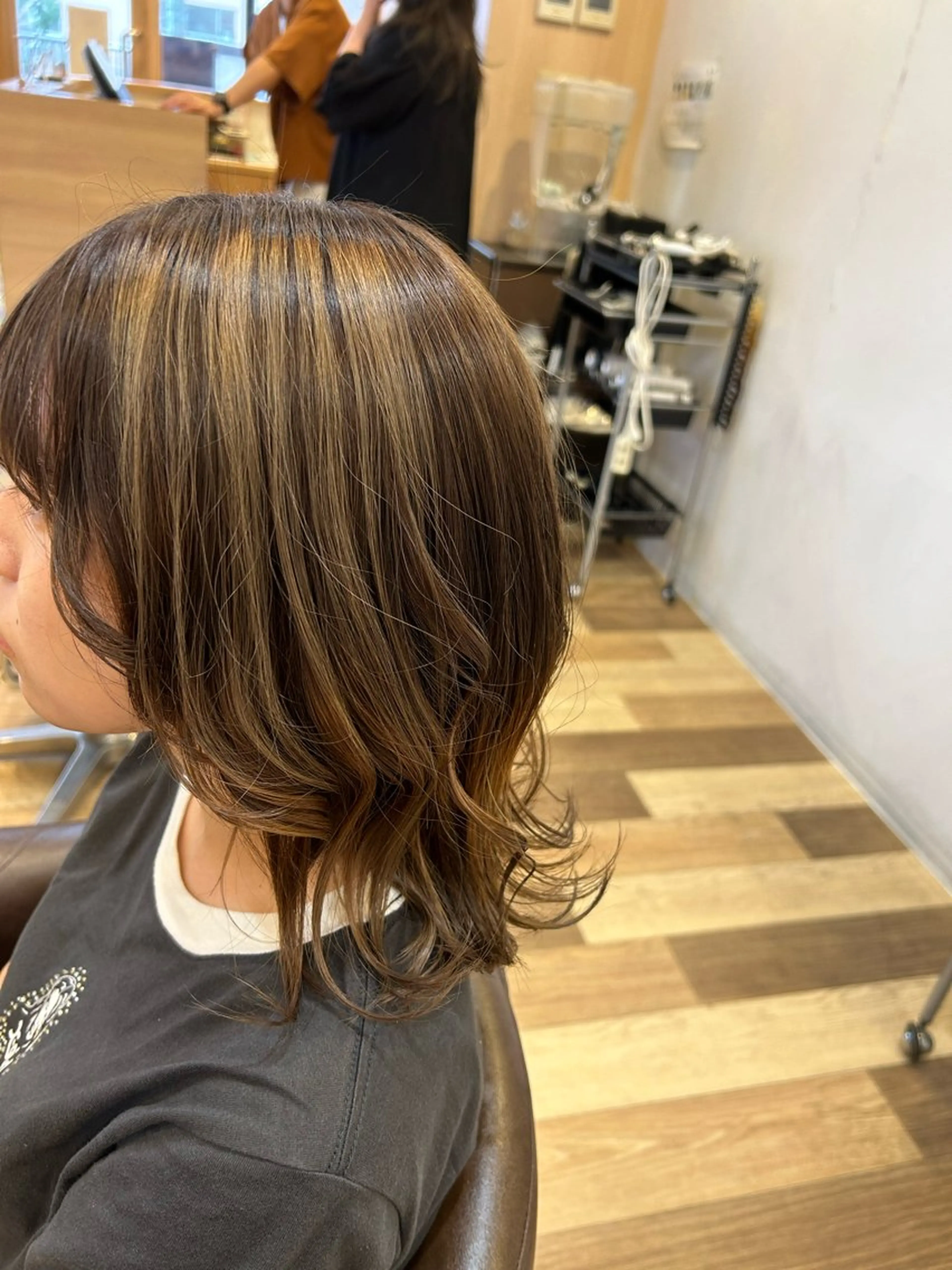 カラー バレイヤージュ グラデーションカラー ハイライトカラー Dali 新さっぽろ Ricoのヘアスタイル