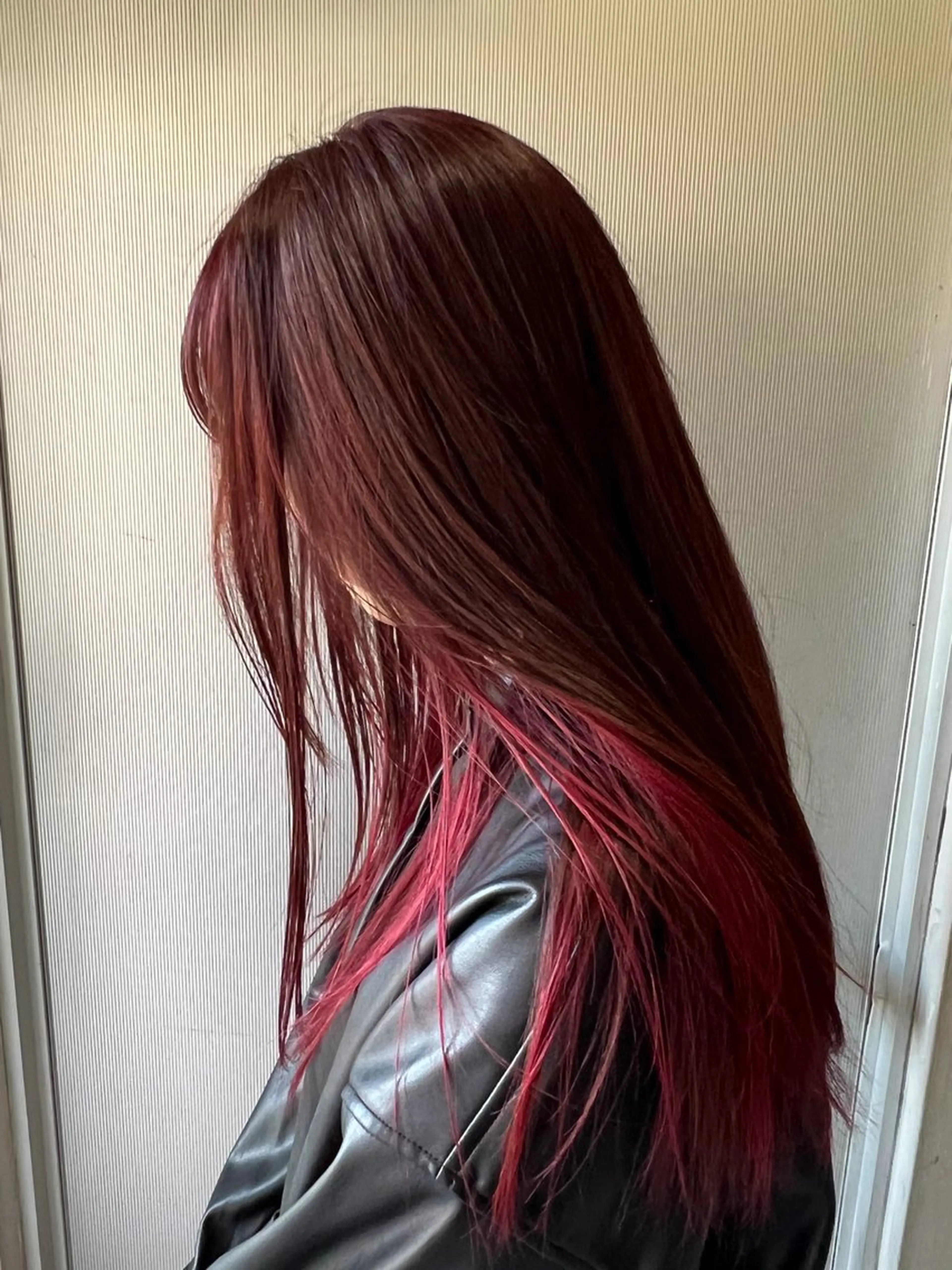 ロング ヘアカラー リュウキ/レイヤー/ ナチュラル/モードのヘアスタイル