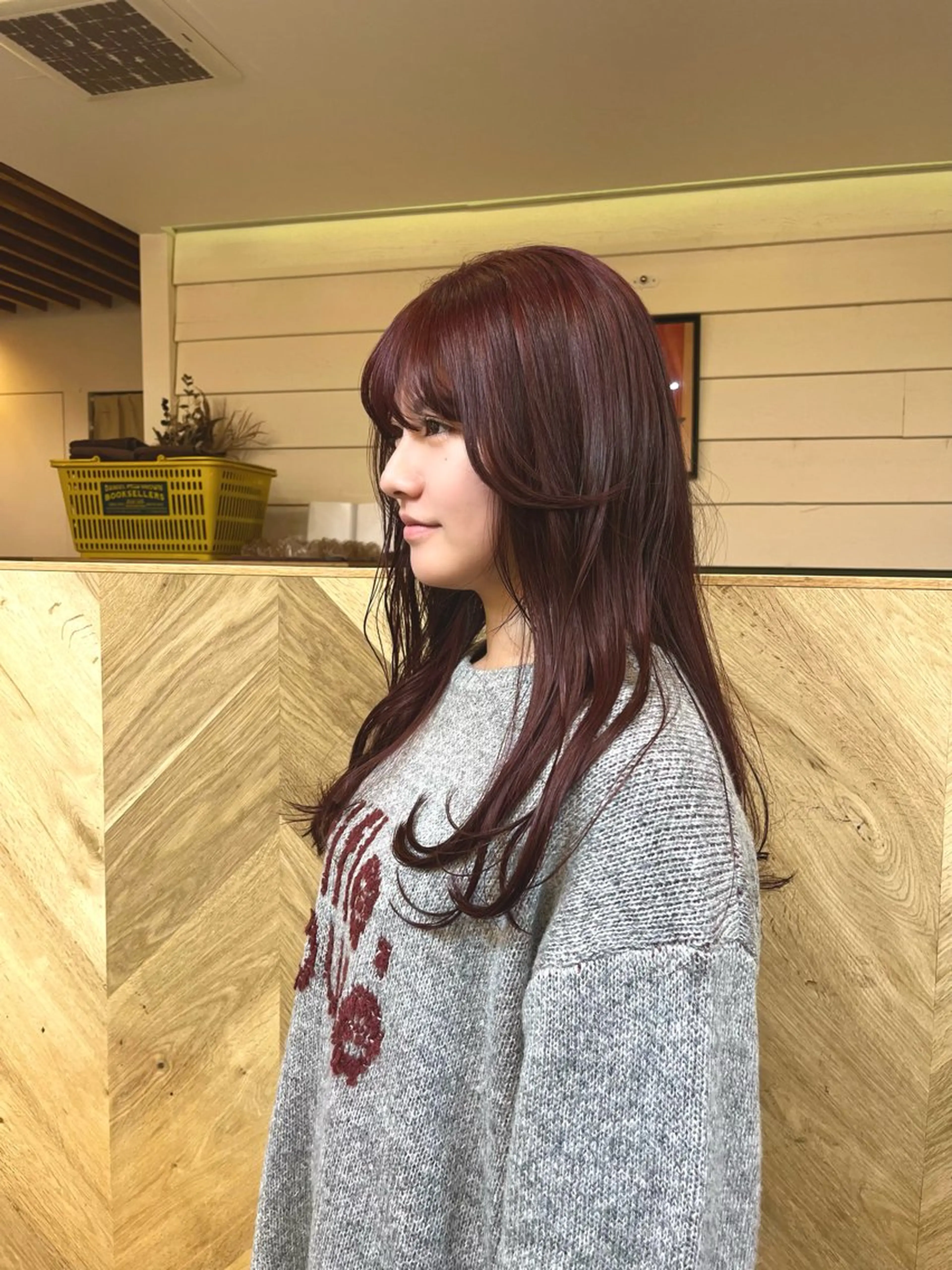 カラー 【ボブ】縮毛矯正/ 船橋駅5分/鈴木杏美のヘアスタイル