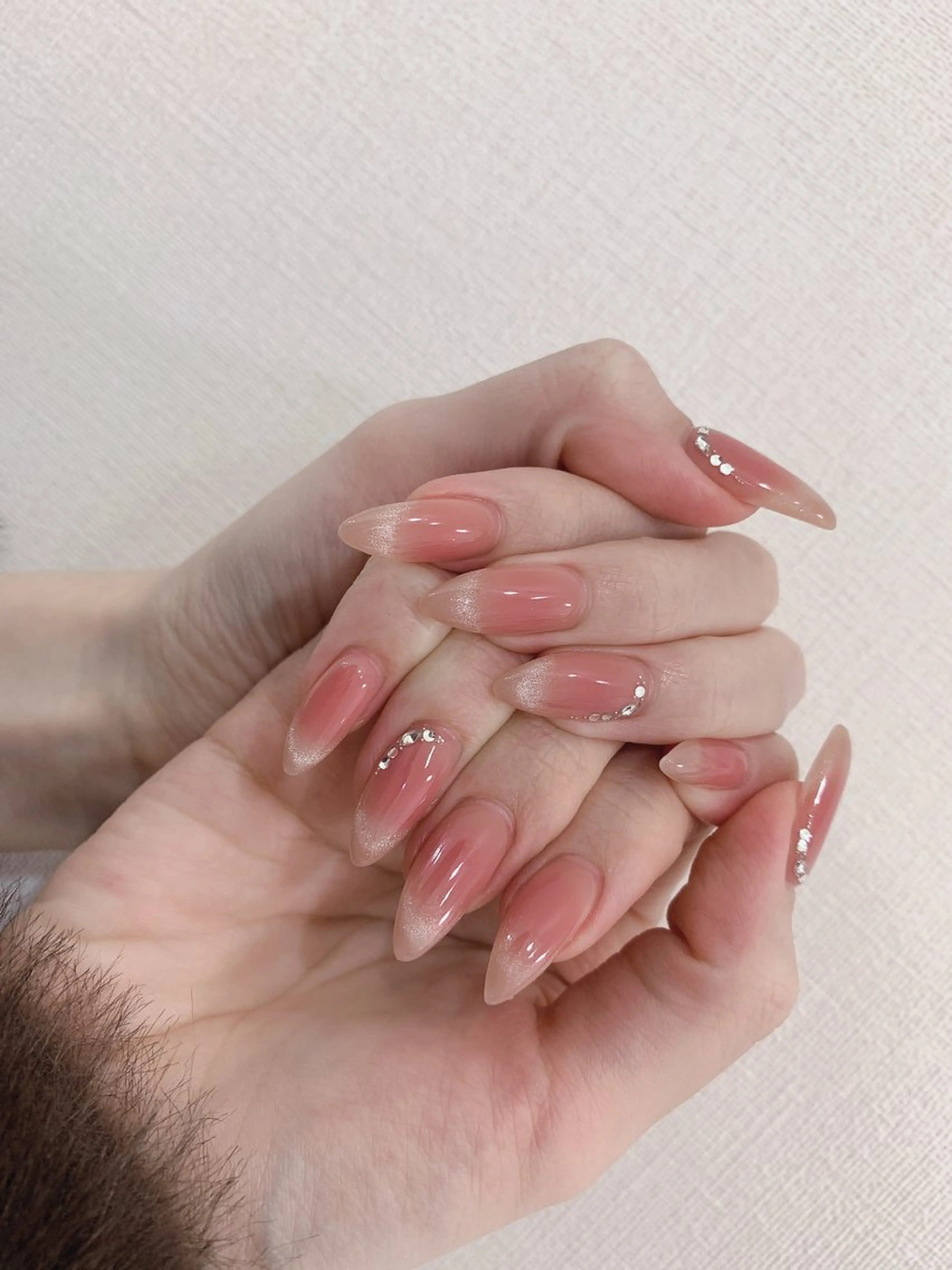 ネイル シンプルネイル 春ネイル ワンホンネイル ハンドネイル Rainbow Nailのネイルデザイン