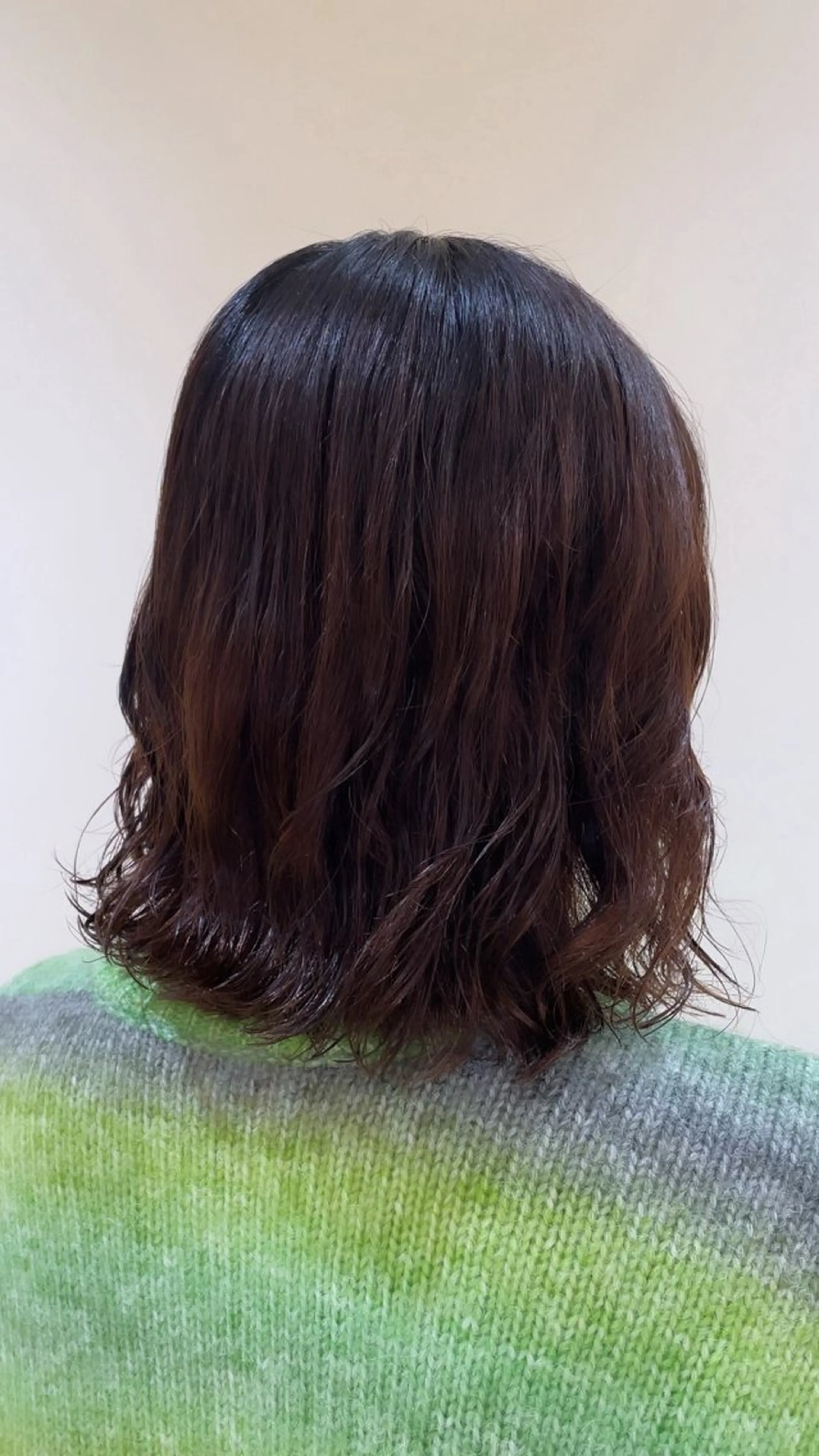 ミディアム カット パーマ 池田 早穂のヘアスタイル