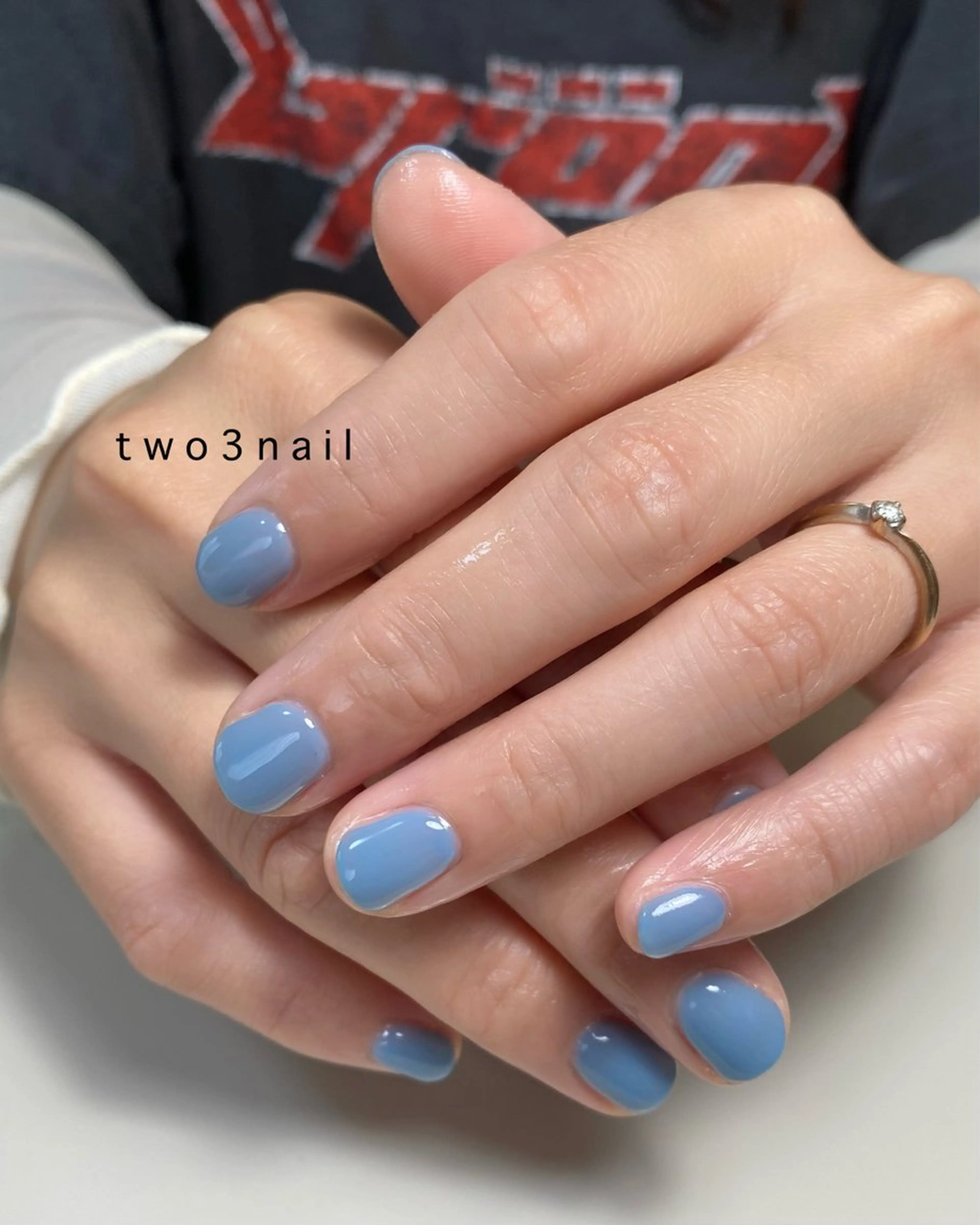 ネイル ワンカラーネイル two 3 nailのネイルデザイン