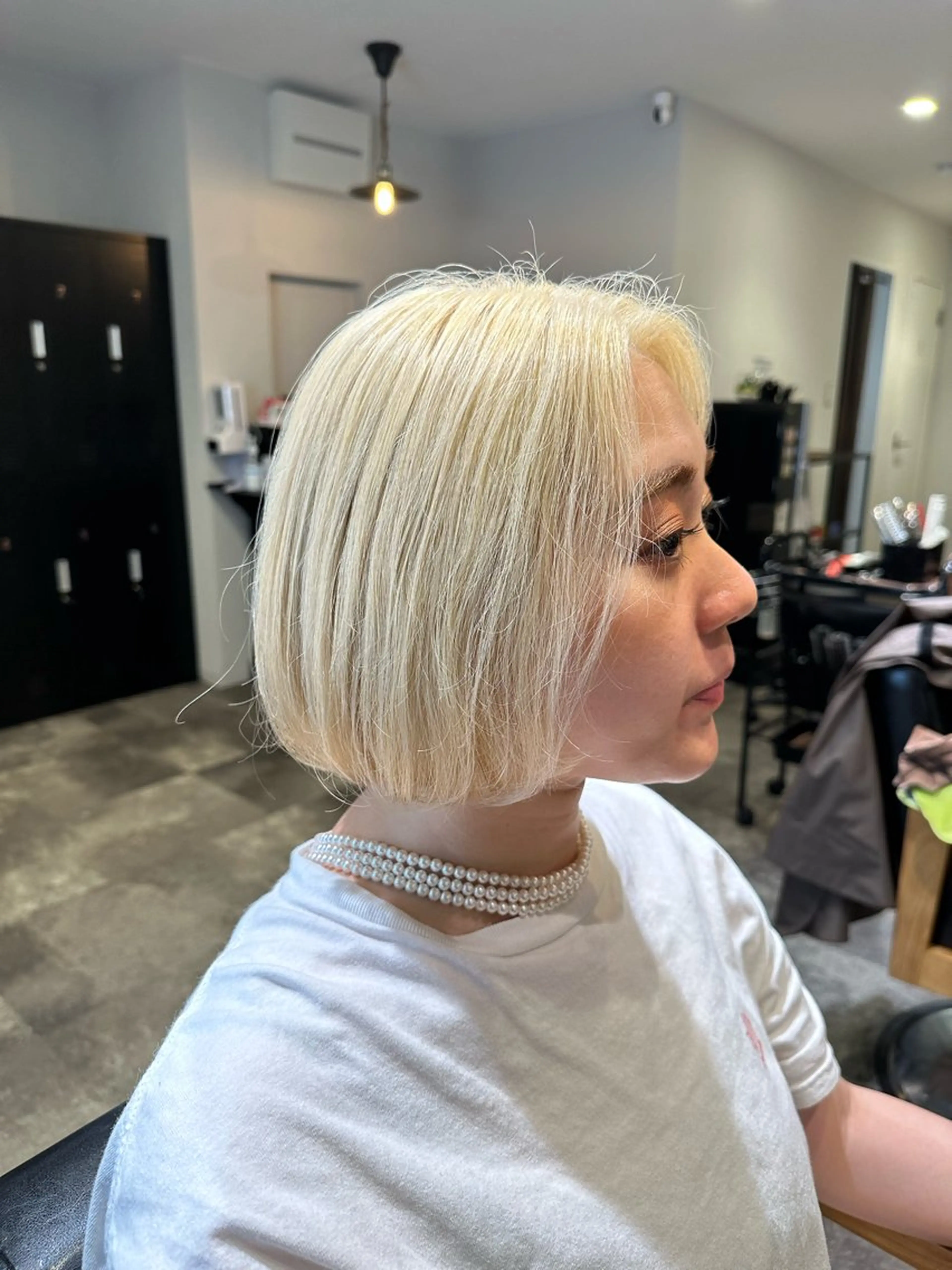 ショート ボブ ヨナハ セイヤのヘアスタイル