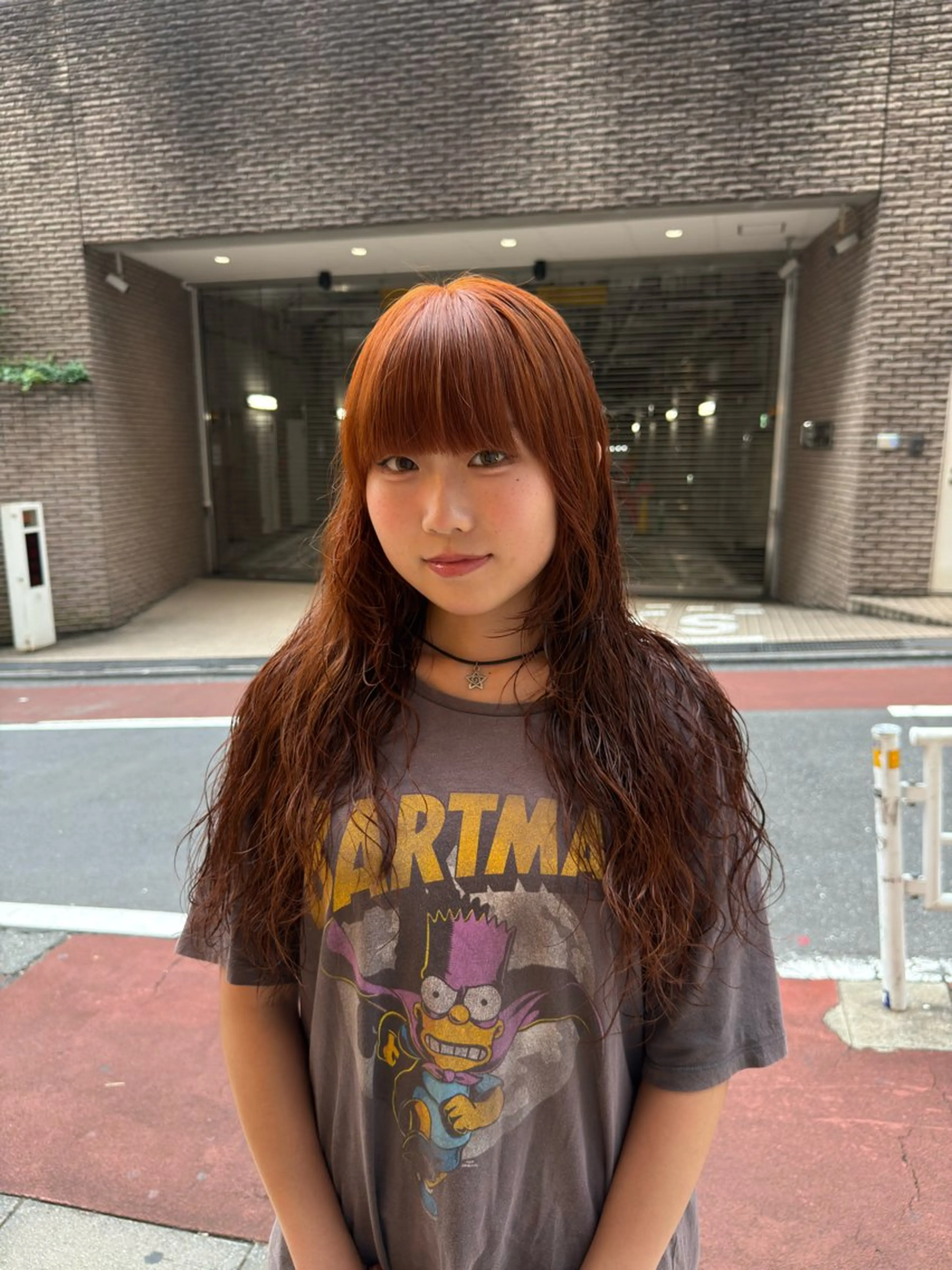 ロング カラー パーマ パーマ/ボブ /レイヤー チヒロのヘアスタイル