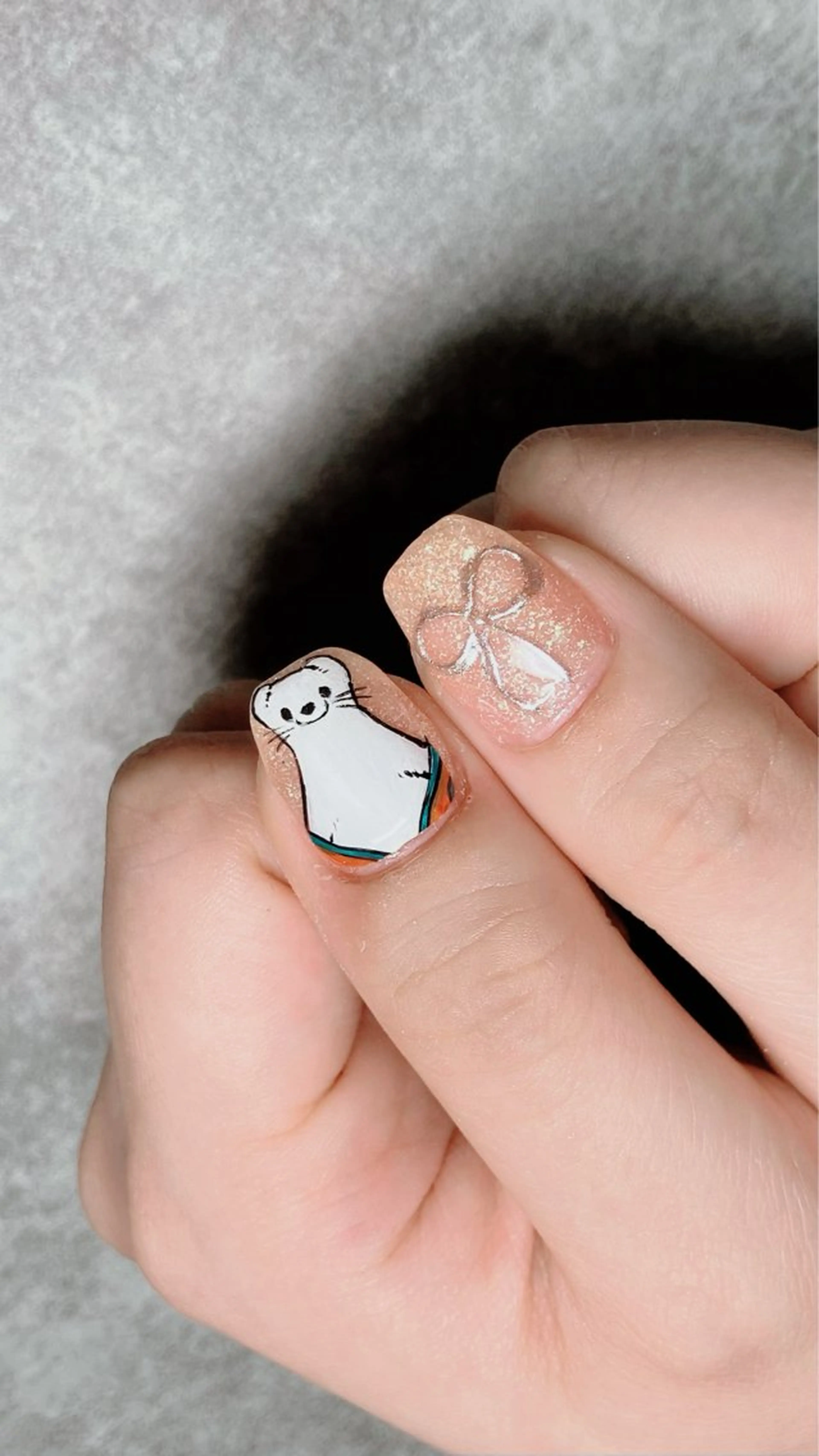 ネイル ハンドネイル ハンドケア shino🌟 痛ネイルのネイルデザイン