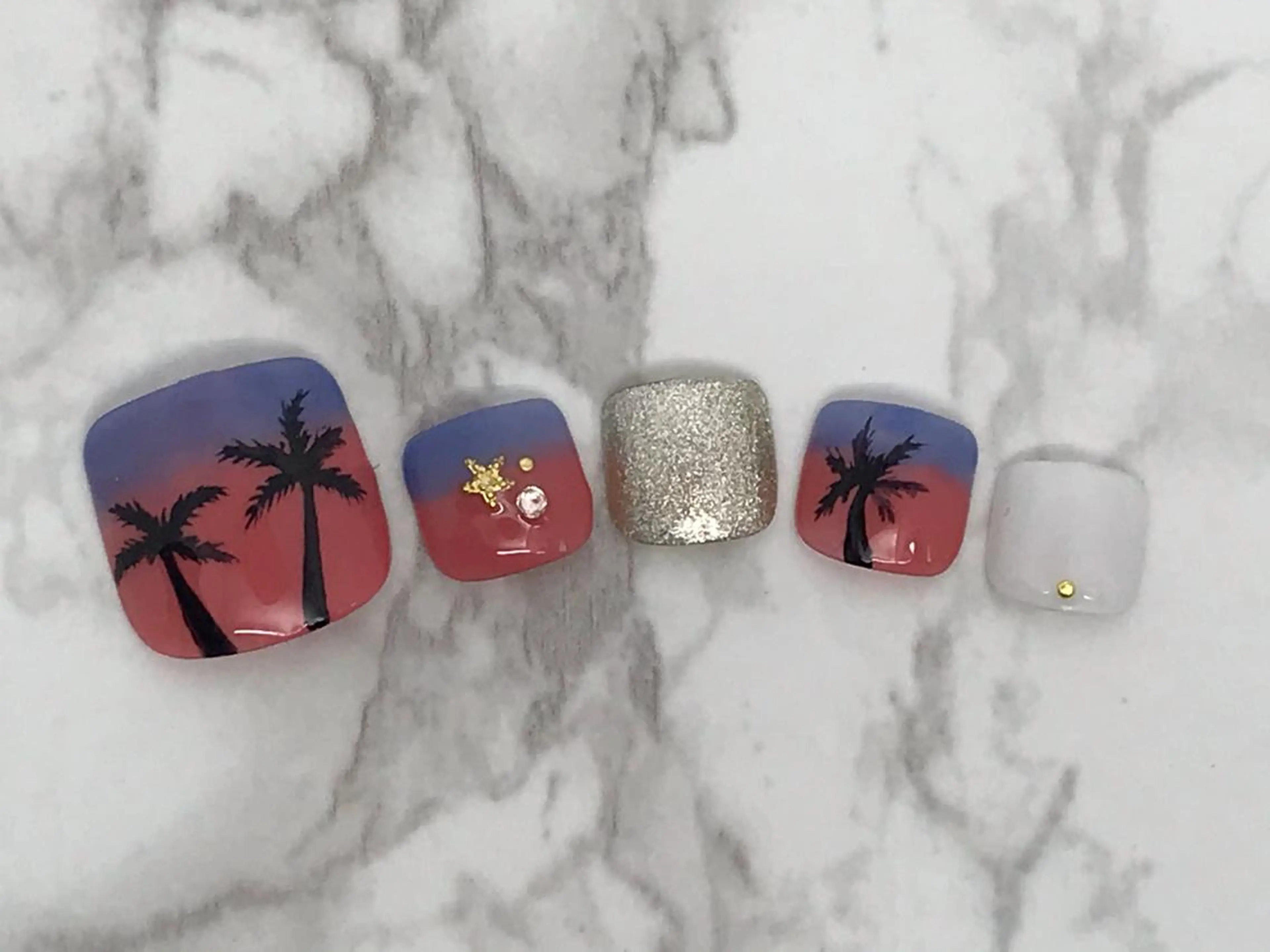 ネイル フットネイル Ribbon 佐野店のネイルデザイン