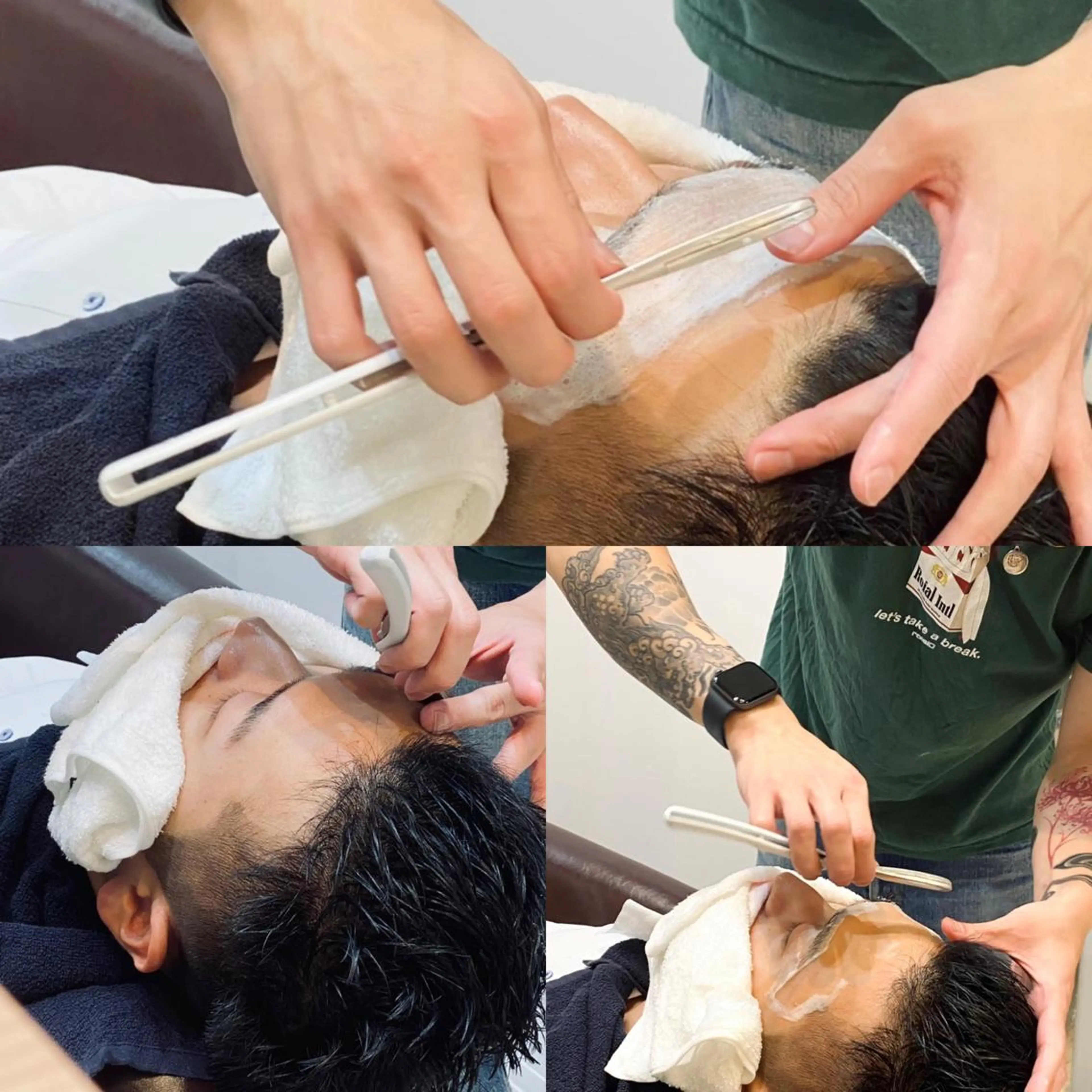 💈シェービング💈《メンズ限定》顔剃り 保湿パック付の写真
