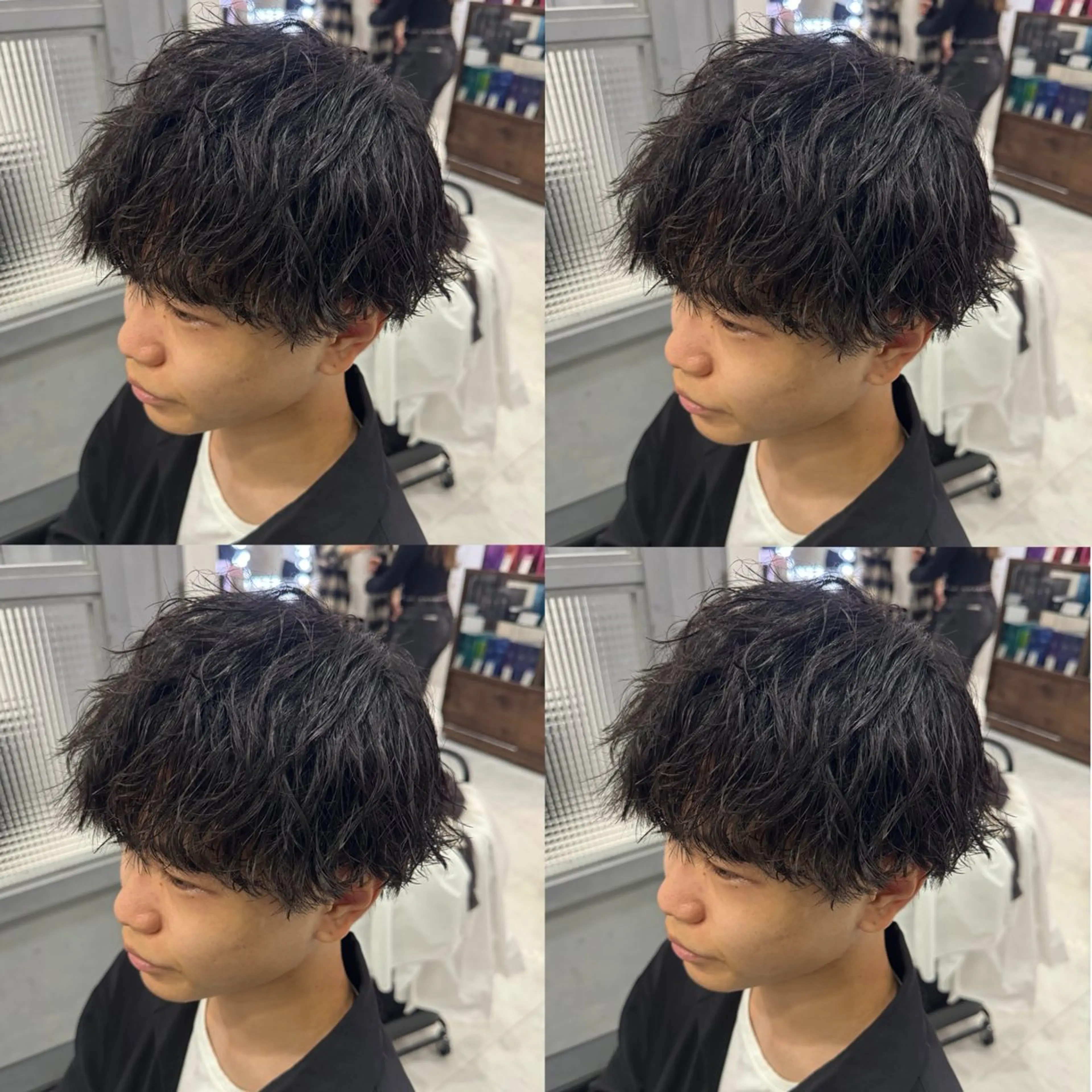 ケアパーマ カット+全種パーマ+3stepAujuaトリートメントの写真