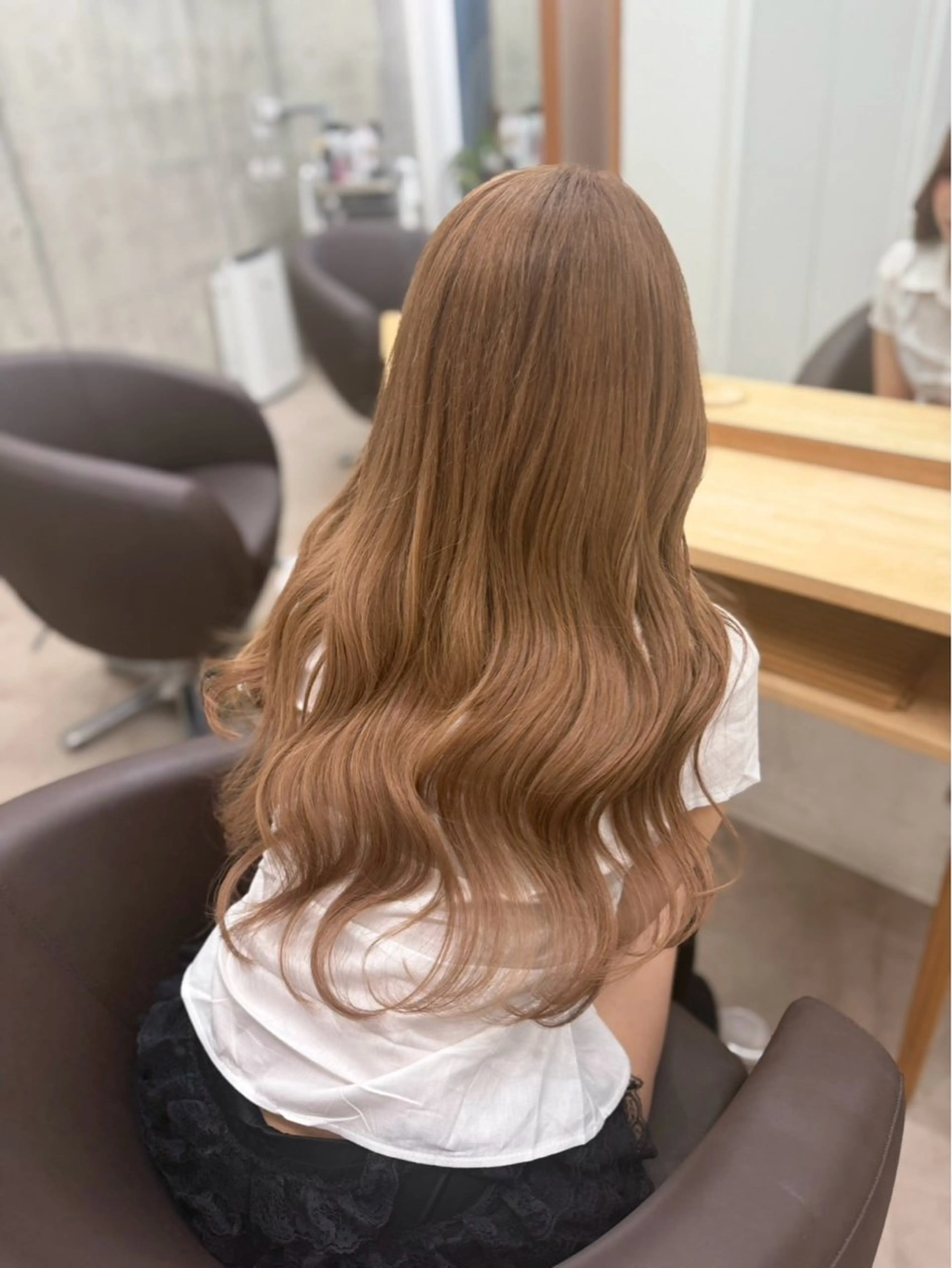 ロング ヘアカラー OPS hair大名 🩵yuna🌙のヘアスタイル