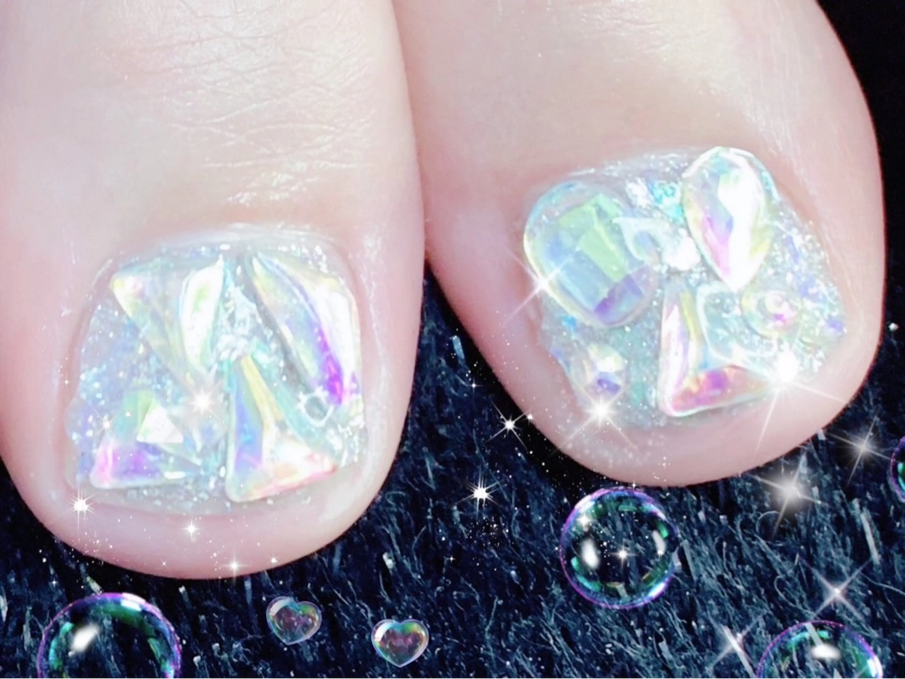 ネイル チークネイル フットネイル ジェルネイル 氷ネイル・うるうるネイル 韓国ネイル 大門浜松町 ネイルのネイルデザイン