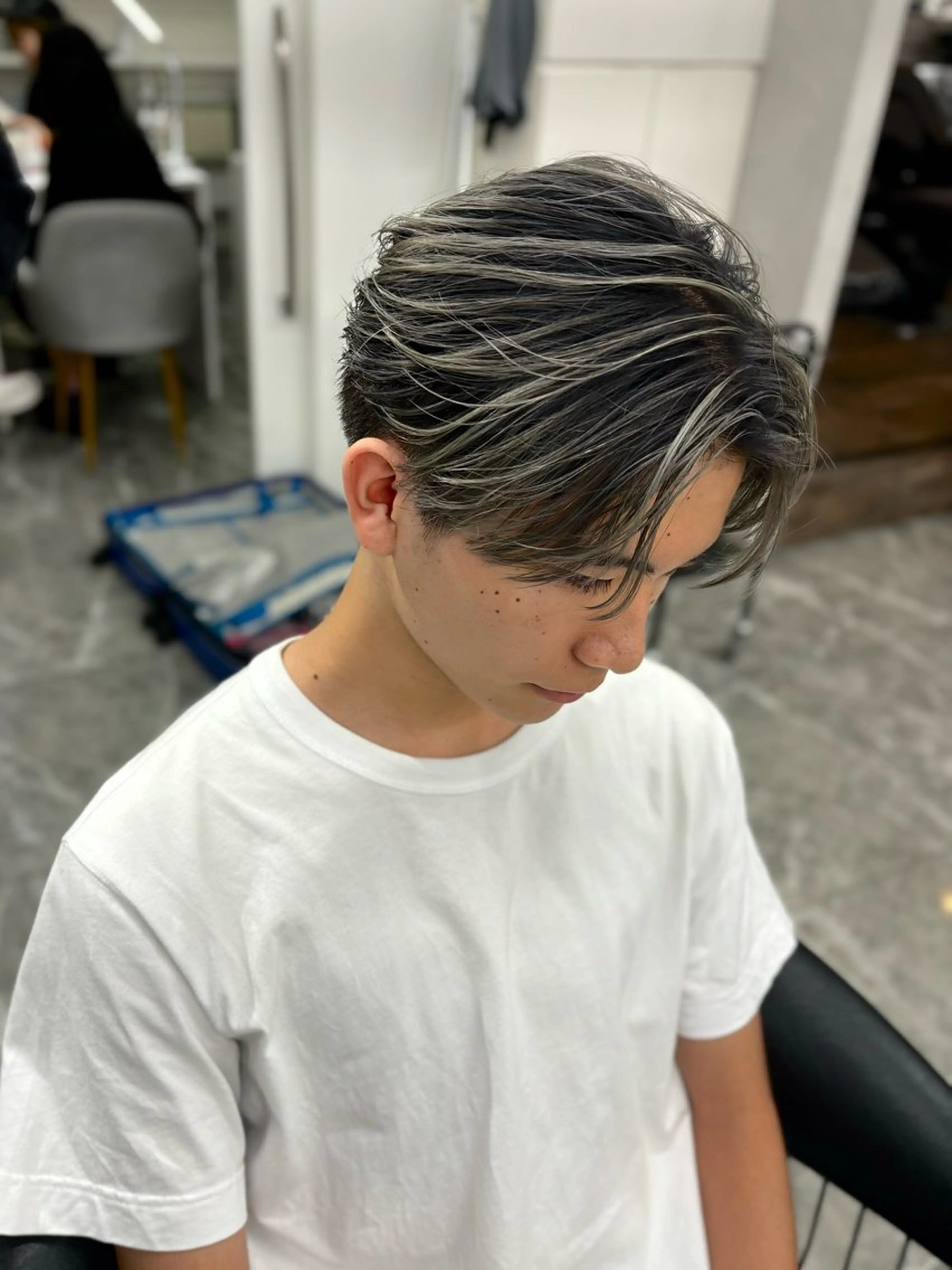 カラー メンズ カット ヘアカラー 🍐シャドウパーマ メンズ特化/守岡🍐のヘアスタイル