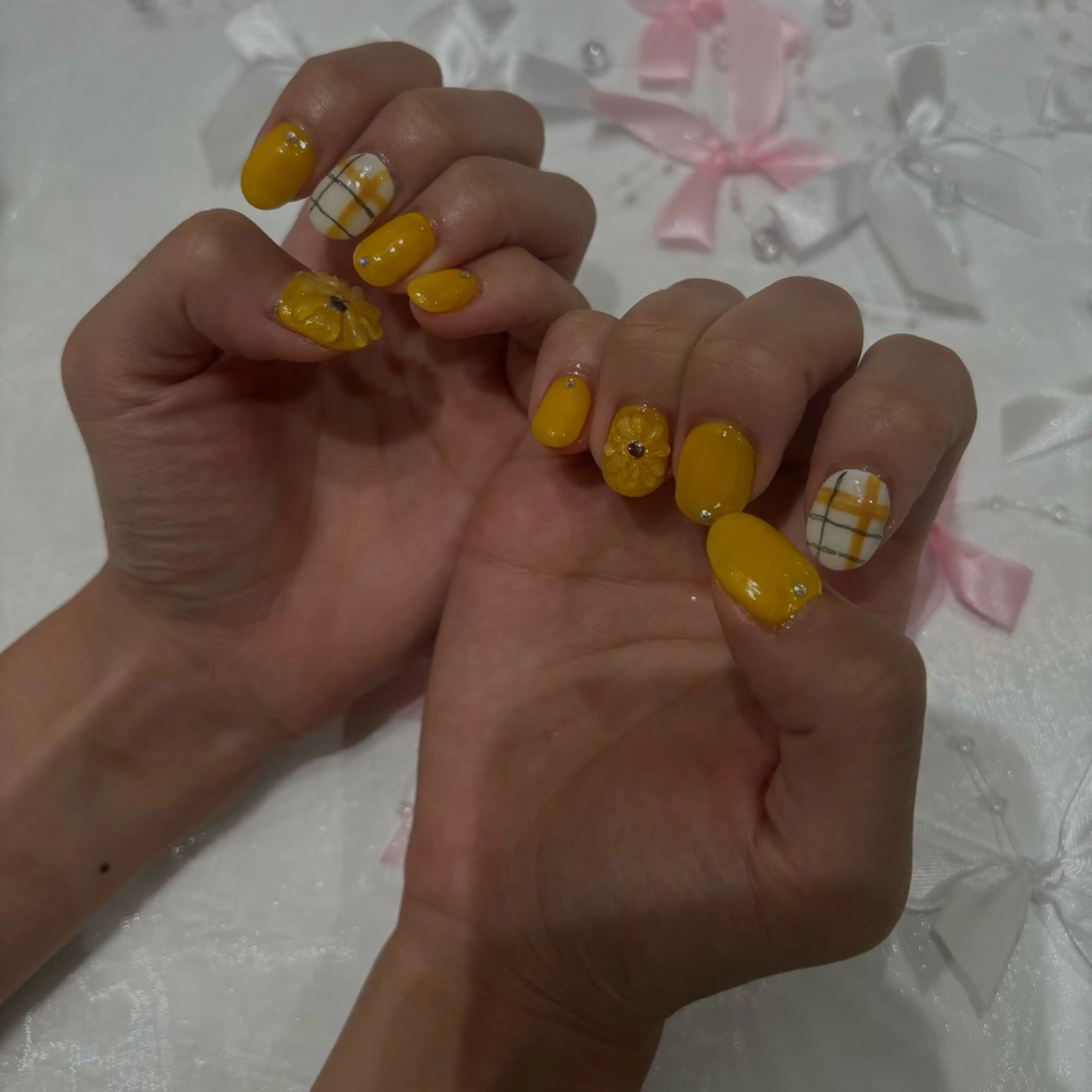 ネイル アートネイル 長さ出し フットネイル ハート キラキラネイル vante_aimi .パラジェル取扱店のネイルデザイン