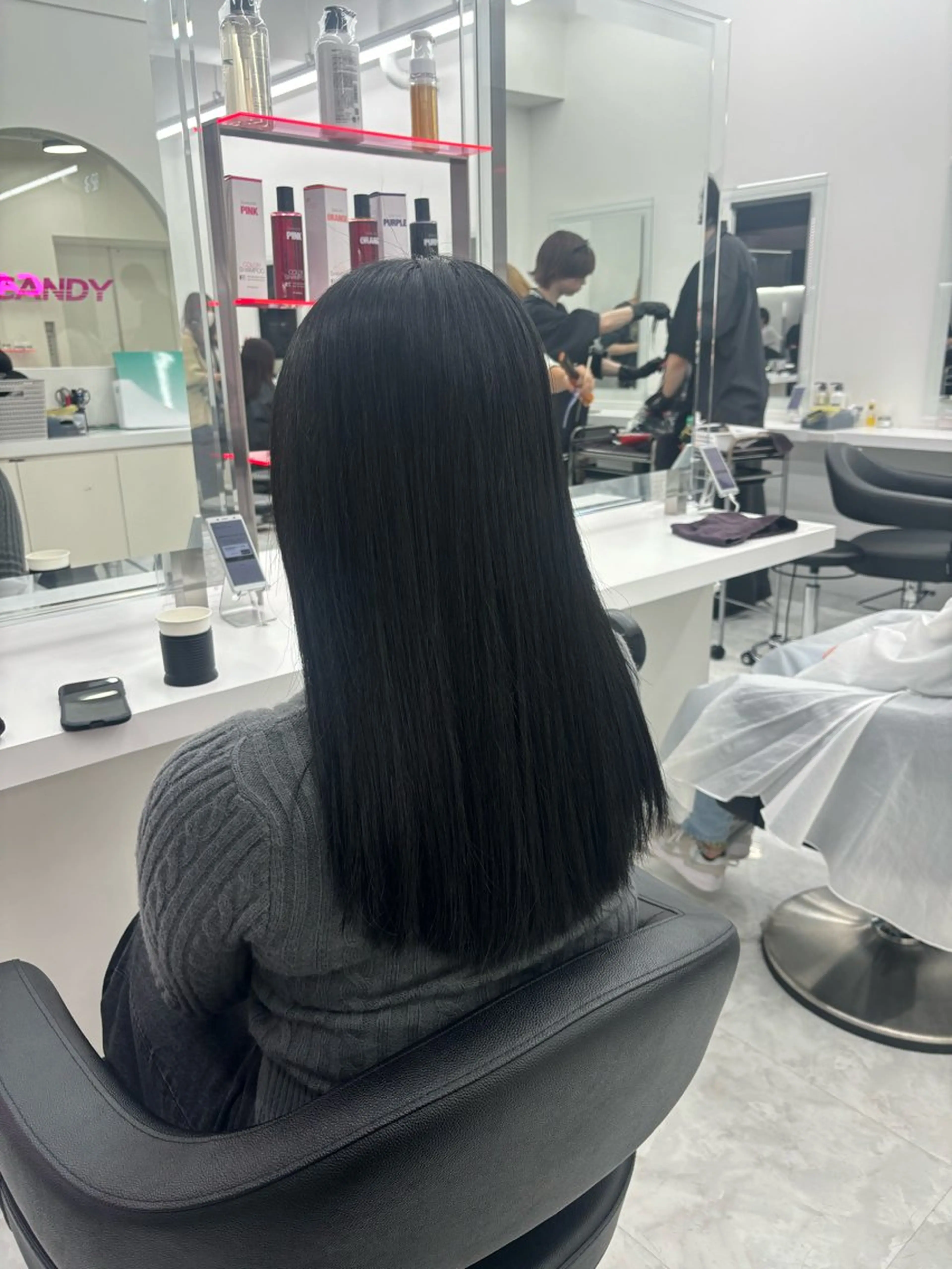 セミロング カラー ヘアカラー トリートメント 🤍レイヤー/顔周り /hirari🤍のヘアスタイル