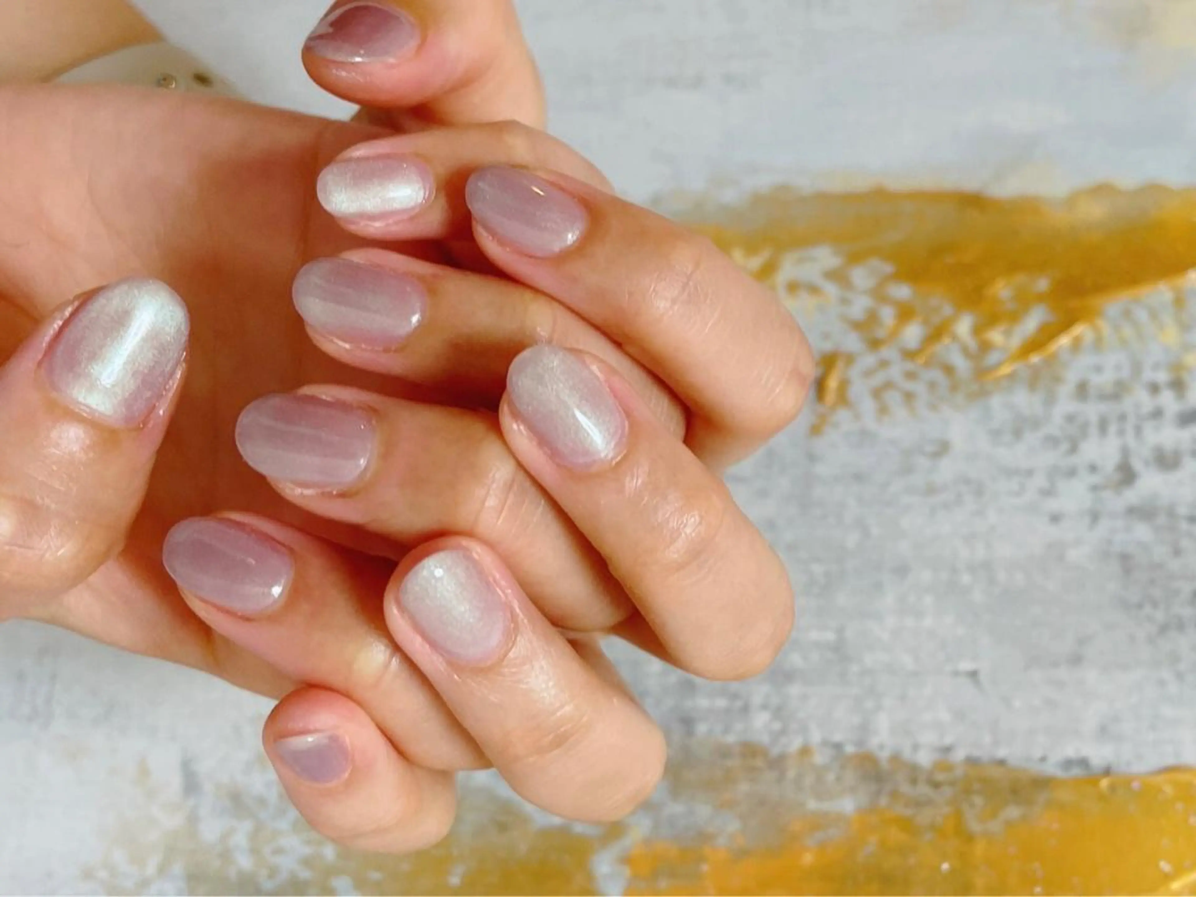 ネイル オーロラネイル フラワーネイル フットネイル フレンチネイル ジェルネイル ハンドネイル mogunail &blowのネイルデザイン