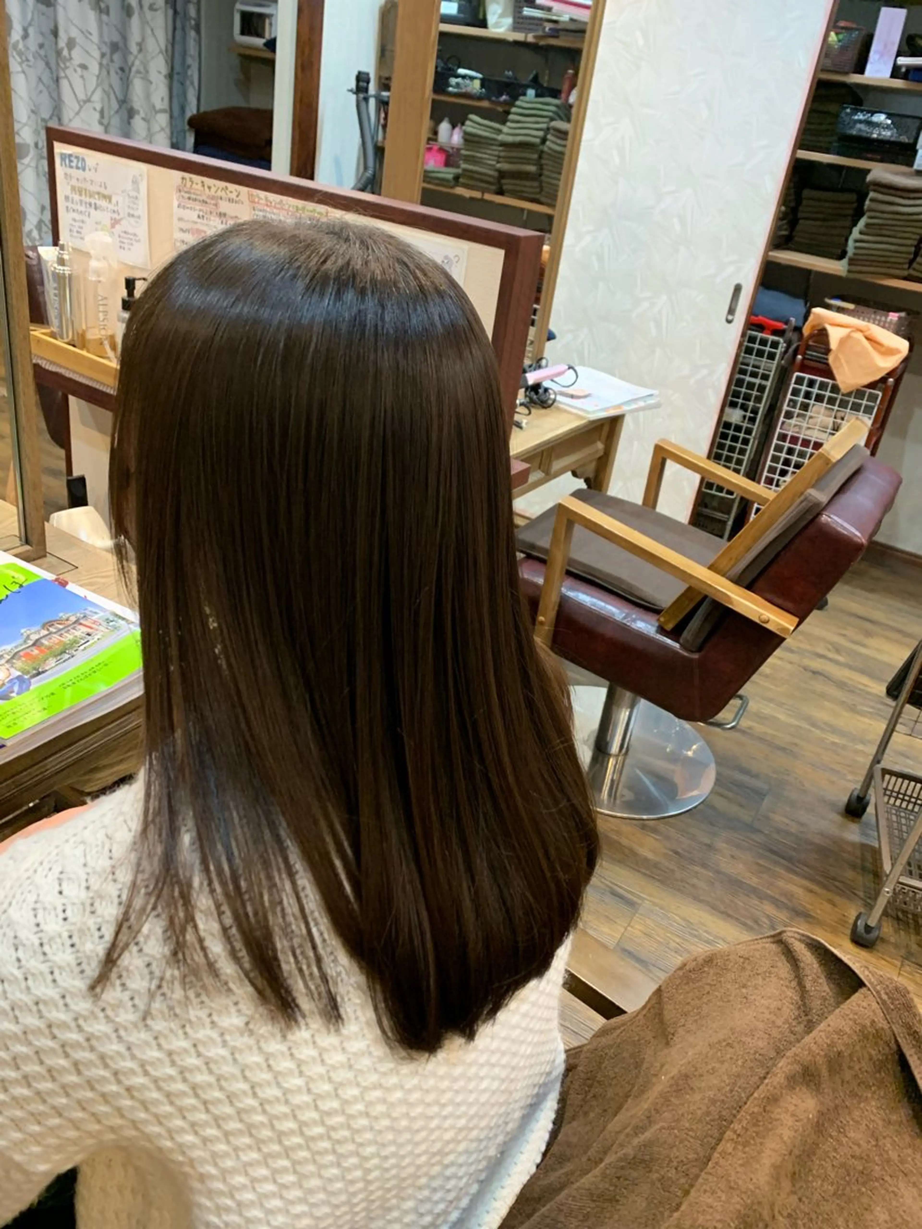 ロング パーマ トリートメント 大人女子&髪改善専門 Nobuフリーランスのヘアスタイル