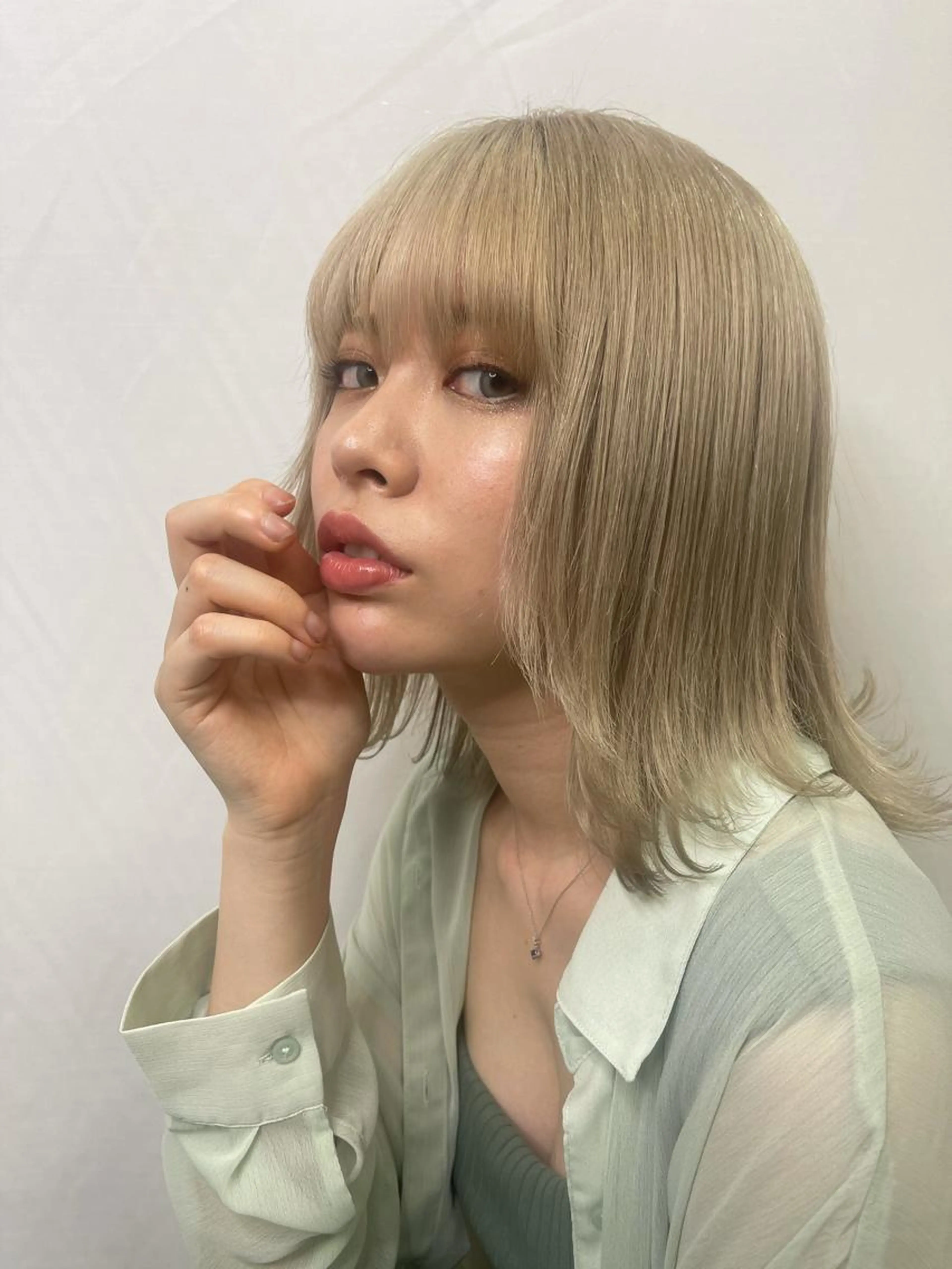 【髪質改善のプロによる極上の艶🔥1日3名限定】❣️小顔カット＋シルクカラー＋コラーゲントリートメントの写真