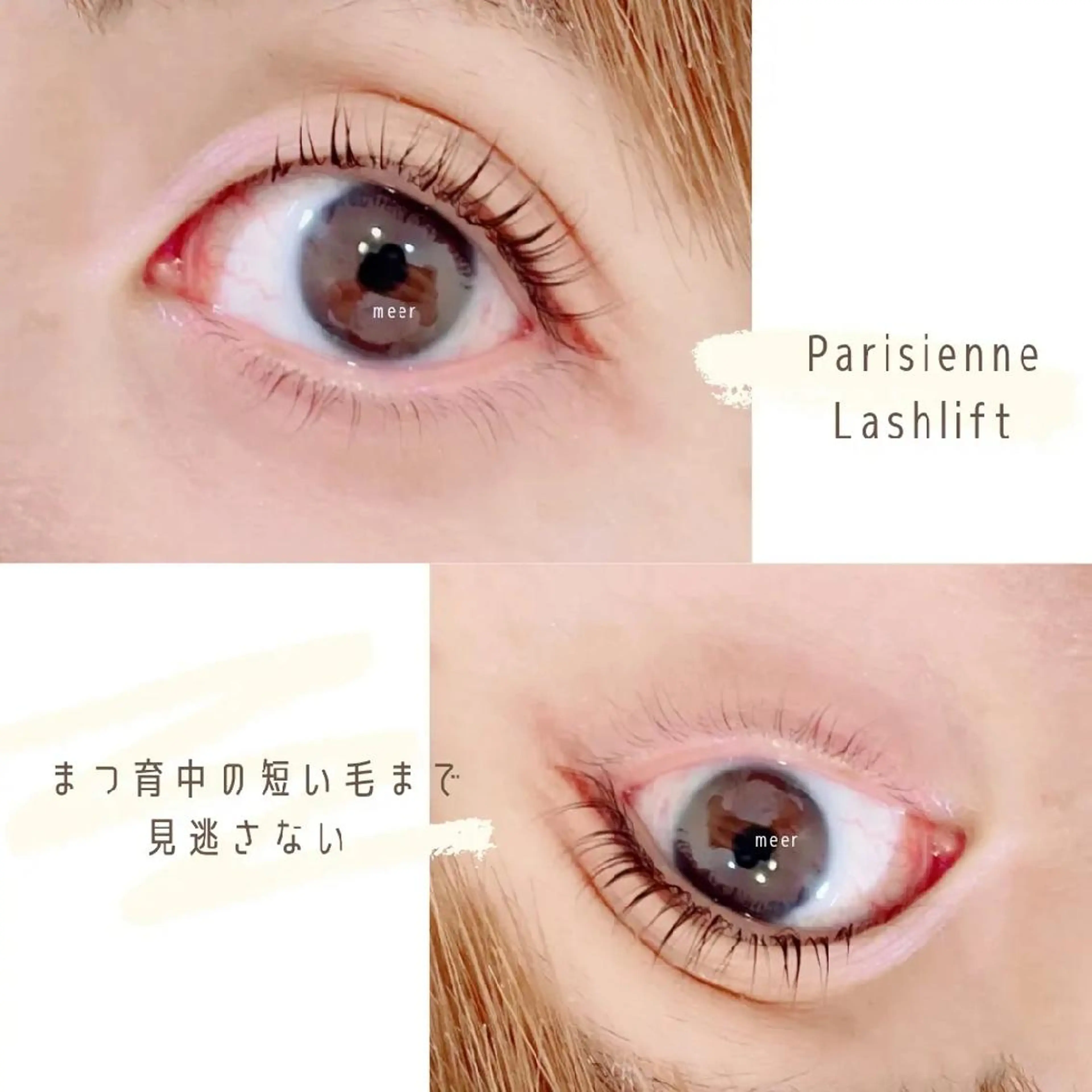 マツエク・マツパ パリジェンヌラッシュリフト meer  (メーア)のマツエク・マツパデザイン