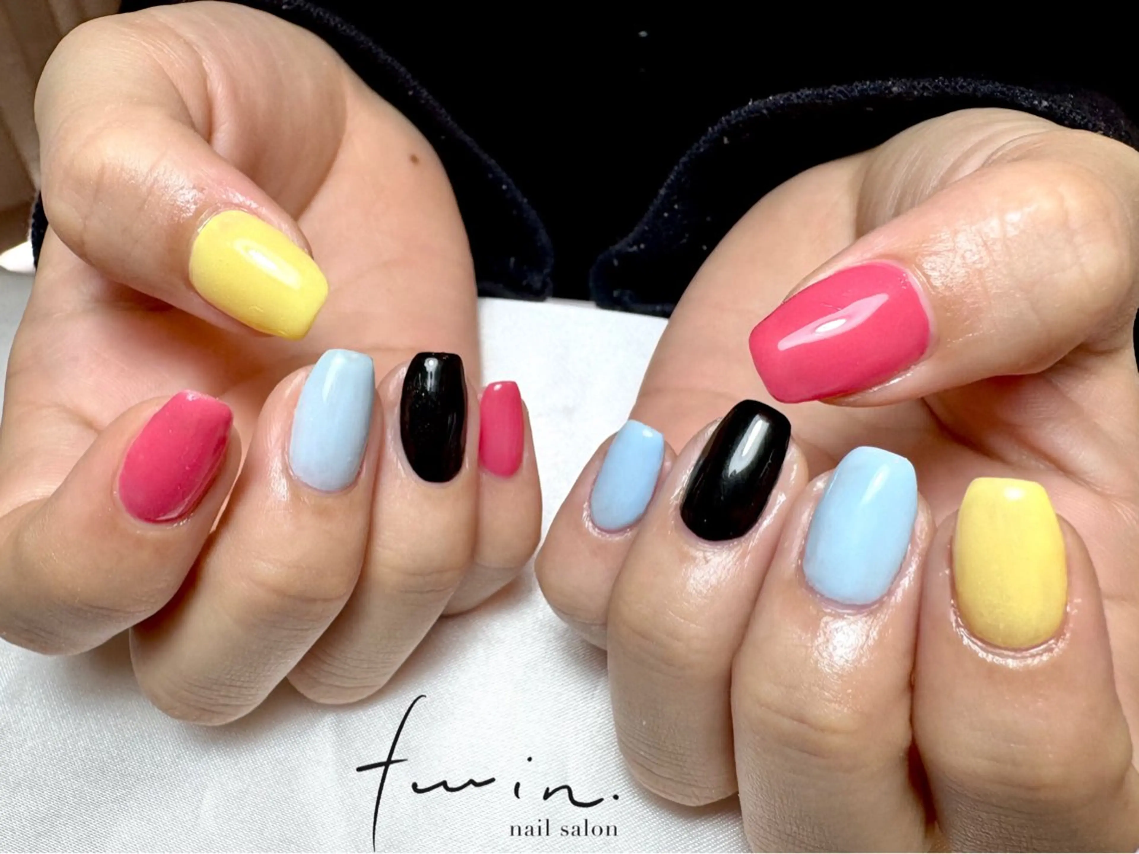 ネイル ワンカラーネイル twin.塩釜口店 rikoのネイルデザイン