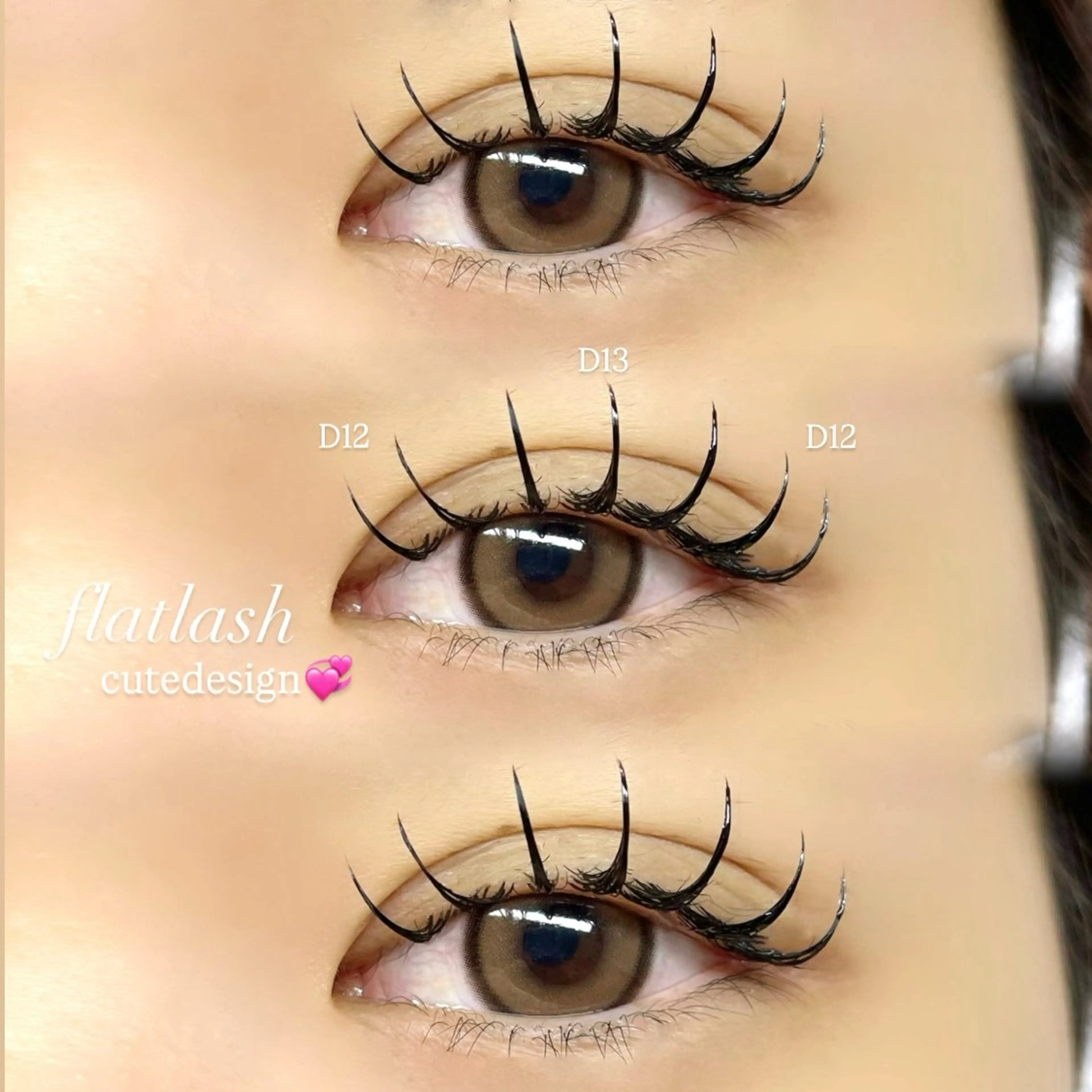 マツエク・マツパ マツエク Mell Yuuna ♡パリエク /束感のマツエク・マツパデザイン