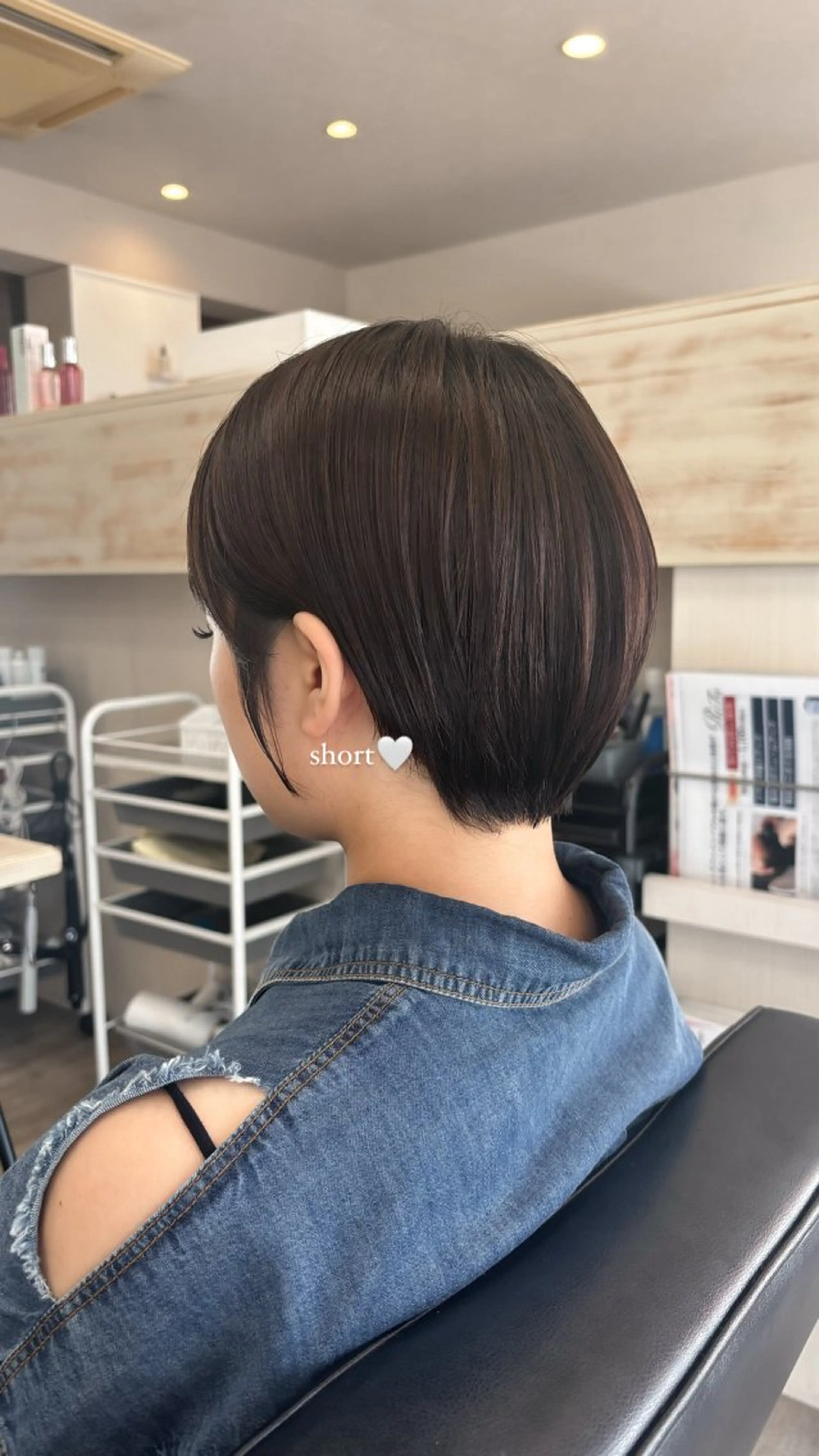 ショート ショートヘア 大知 眞子のヘアスタイル