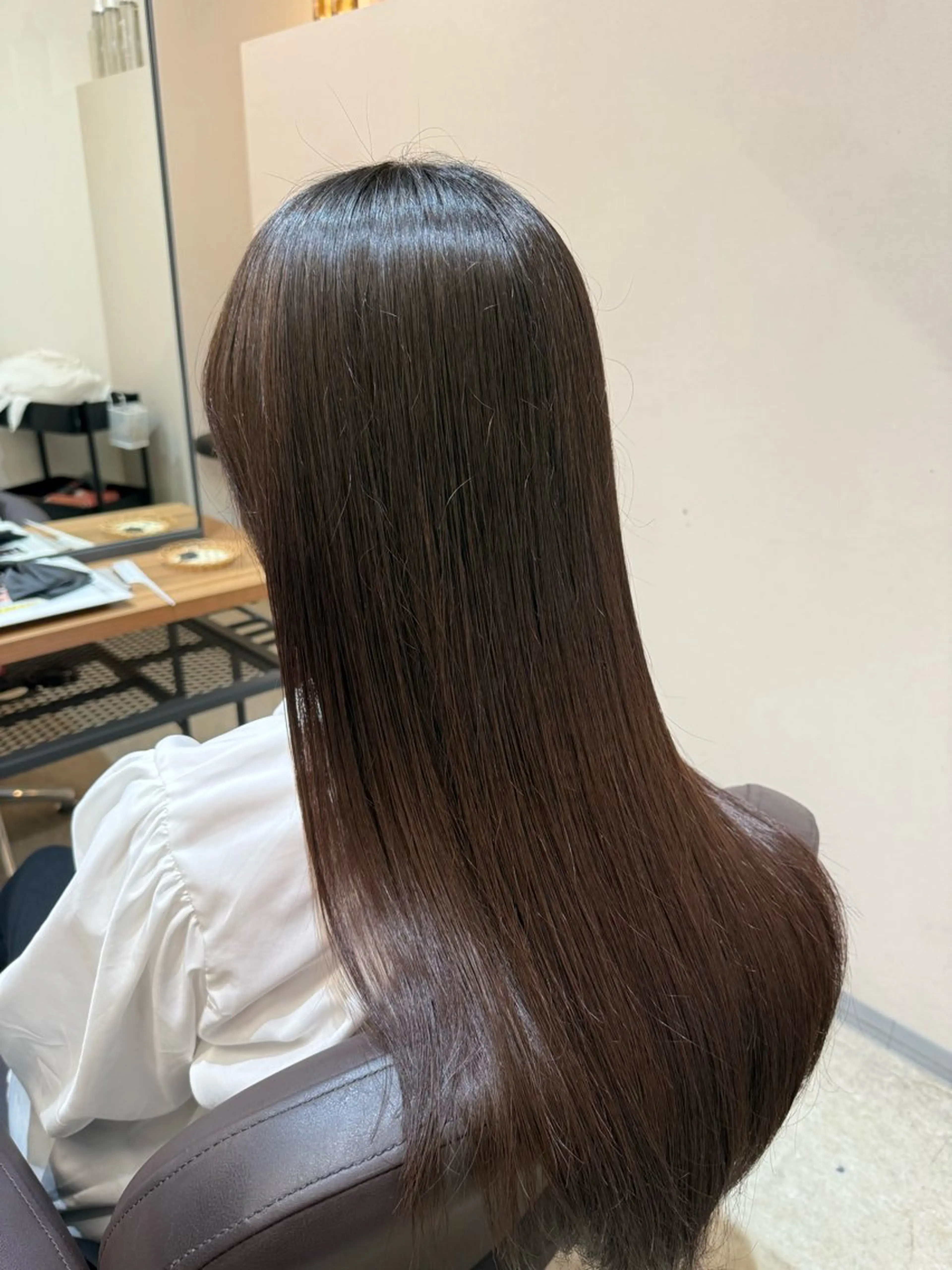 ロング 透明感カラー🫧 🍒久留米美容室のヘアスタイル