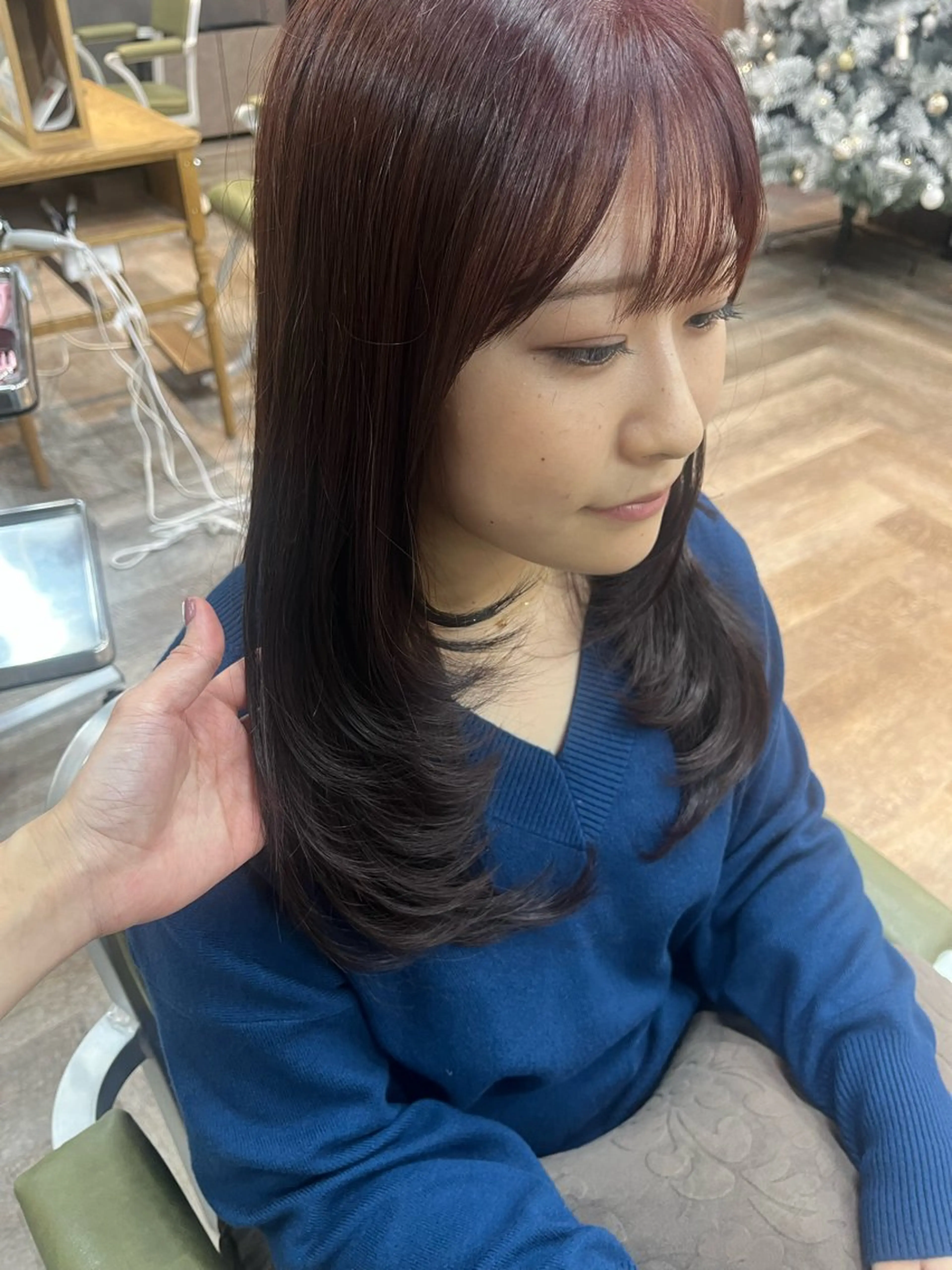 ロング レイヤーカット カット sweetroom辻堂所属・こと 🐰のヘアスタイル