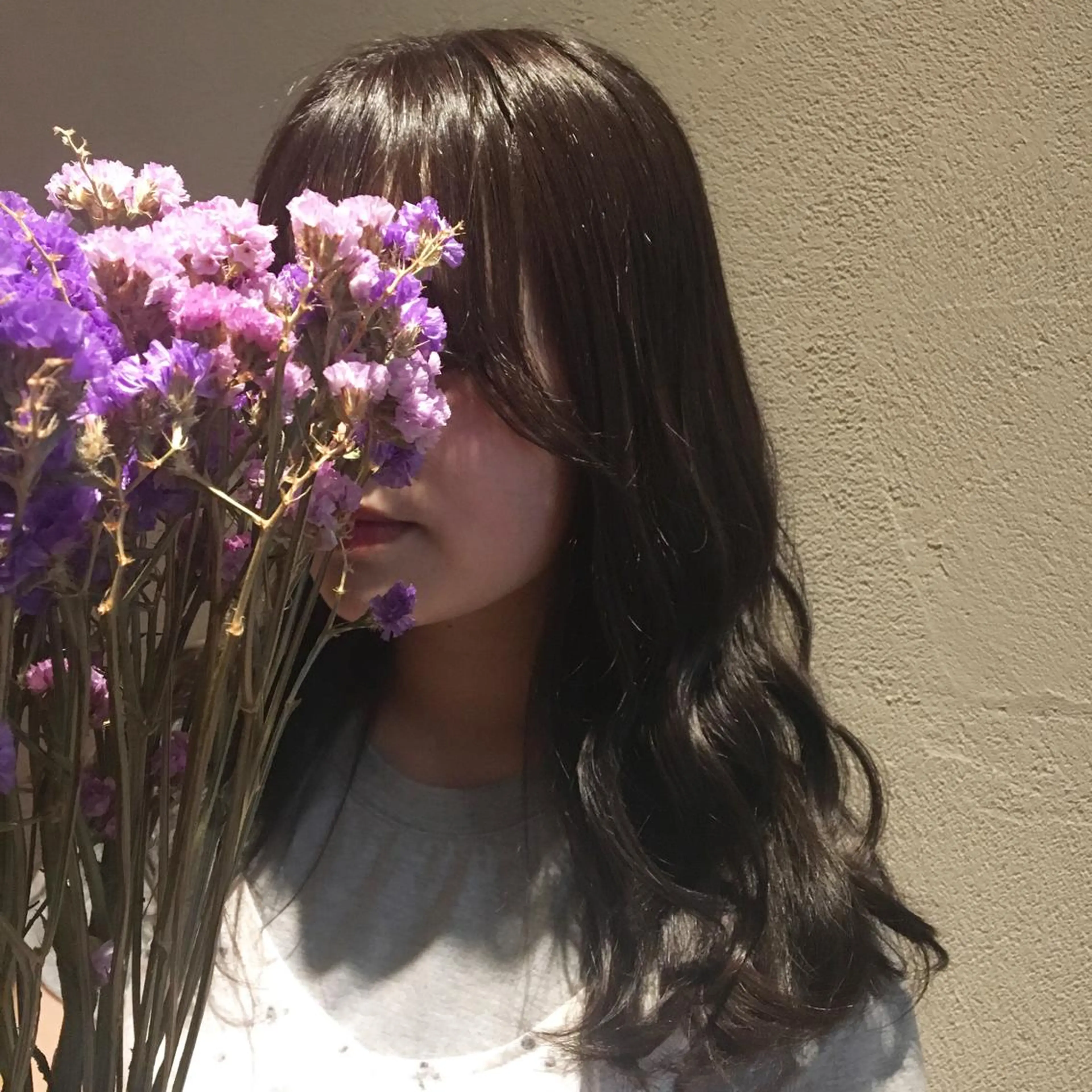 ロング カラー 門岡 ひかるのヘアスタイル