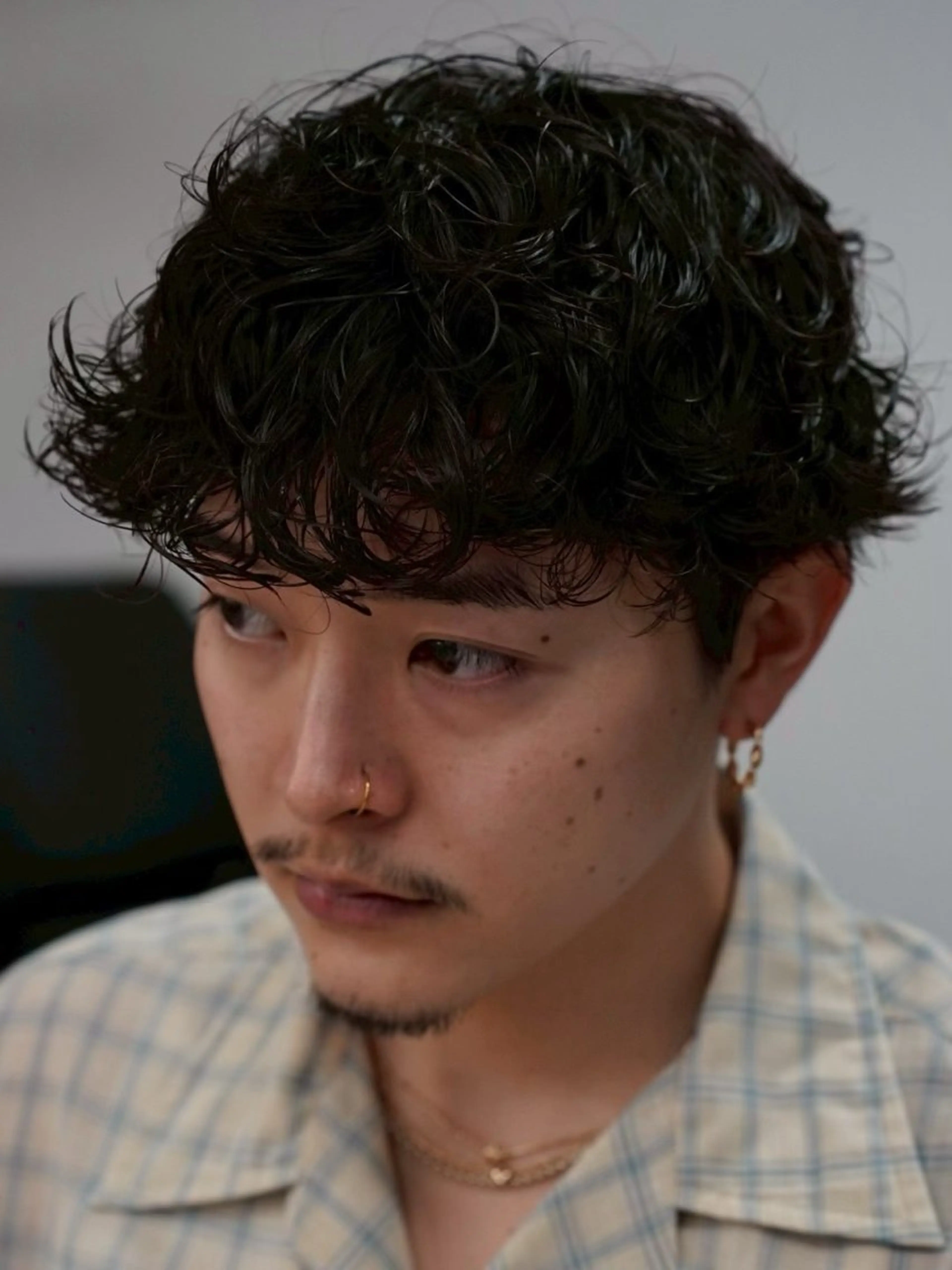 ショート パーマ メンズ メンズパーマ カット パーマ 💈メンズフェード 特化DAIYA💈の眉毛・アイブロウイメージ